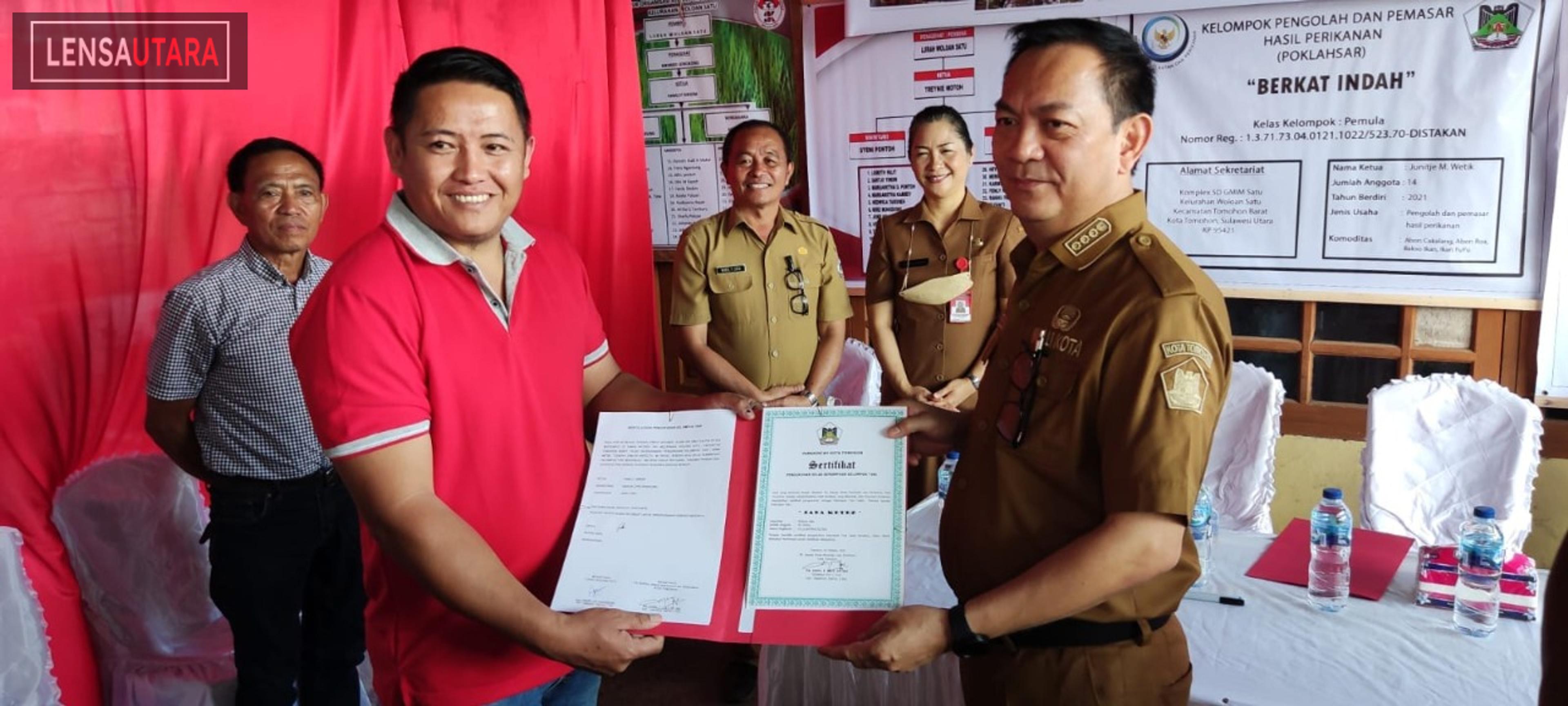 Kukuhkan Kelompok Tani di Woloan, Senduk: Mari Jo Torang Bakobong