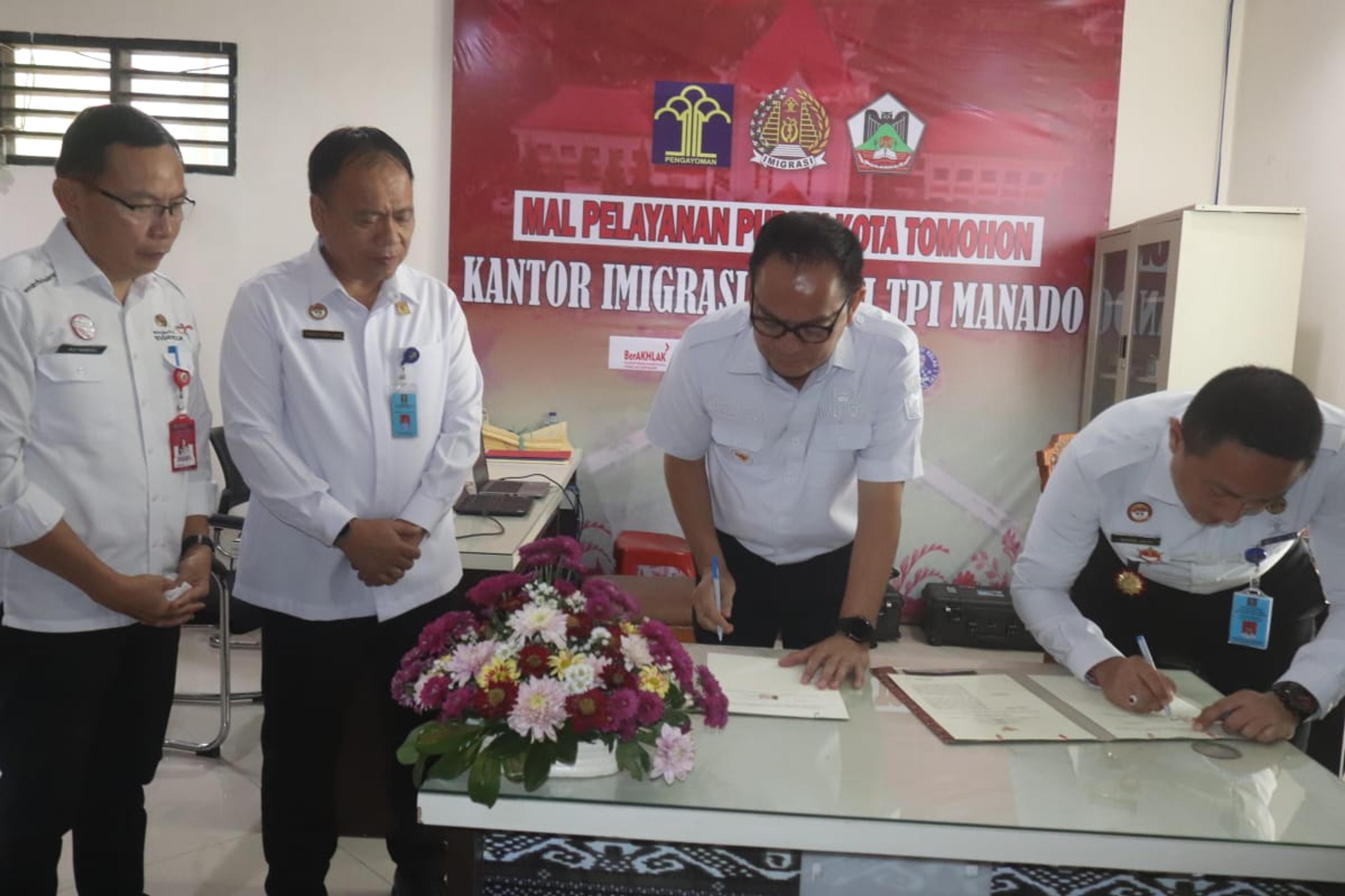 Layanan Imigrasi Kembali Hadir di Mall Pelayanan Publik Kota Tomohon