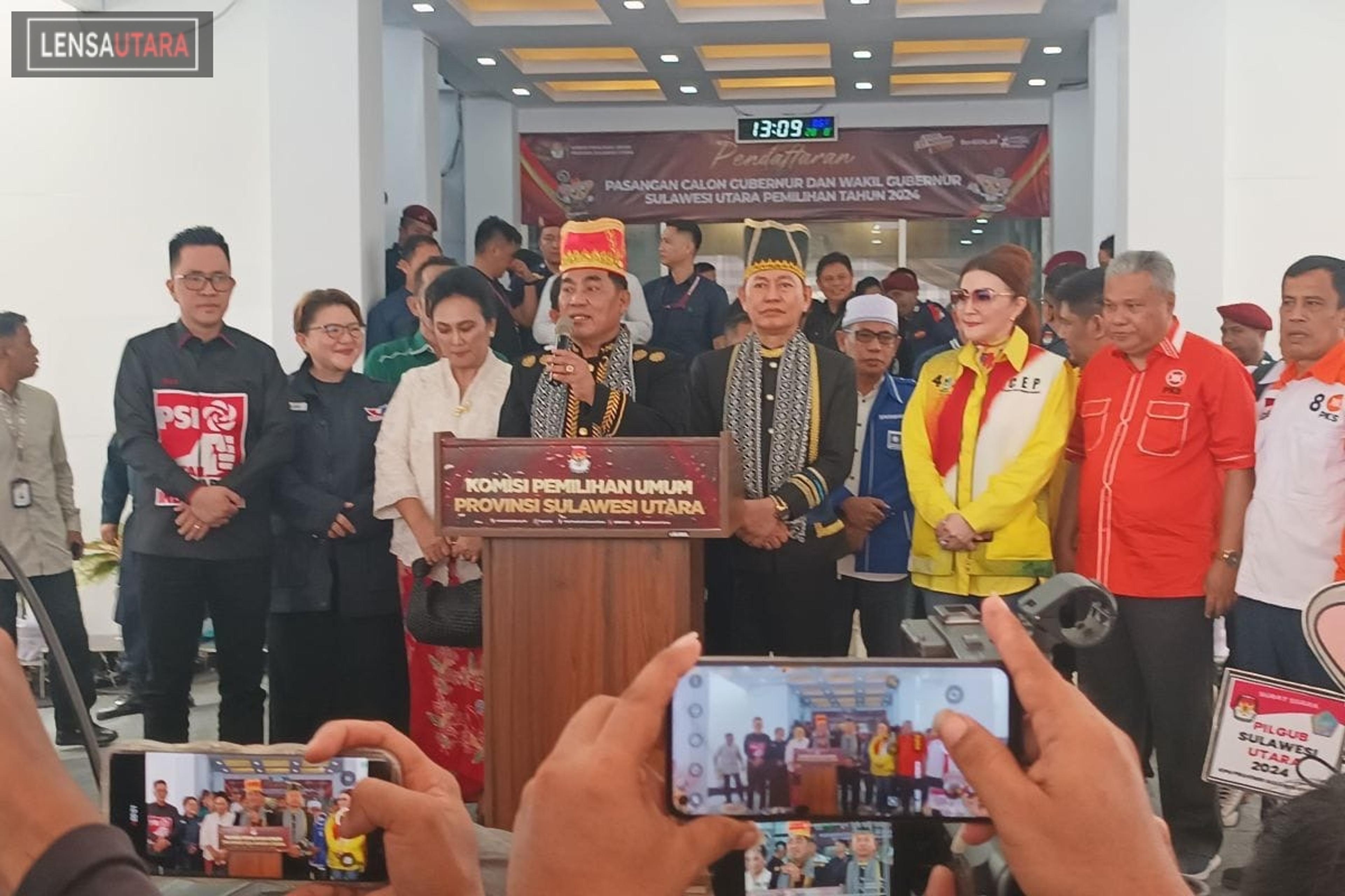 Paslon Yulius – Victor Komitmen Wujudkan Pilkada Damai di Sulut