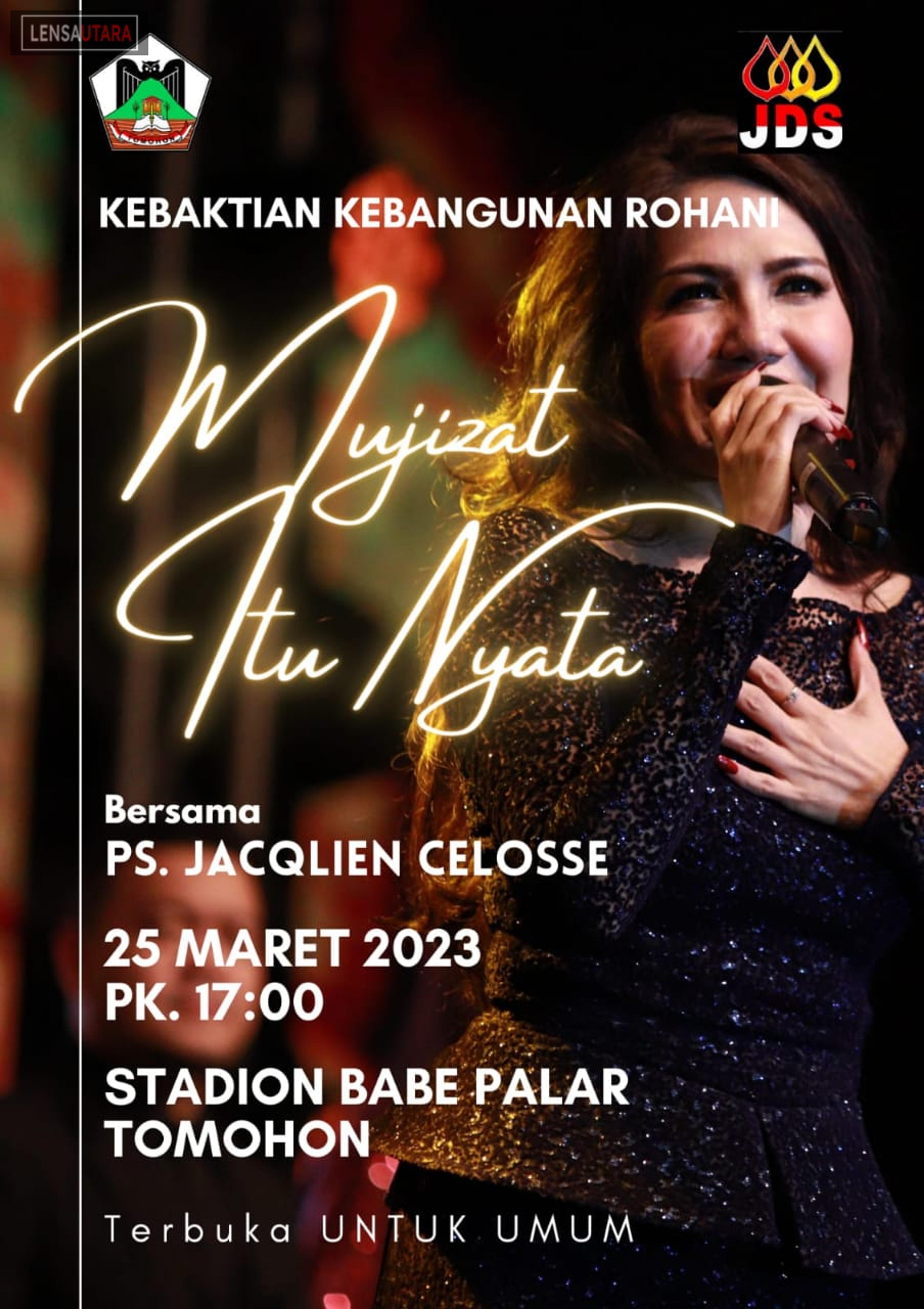 Pemkot Tomohon Launching TIFF 2023 dalam KKR “Mujizat Itu Nyata”