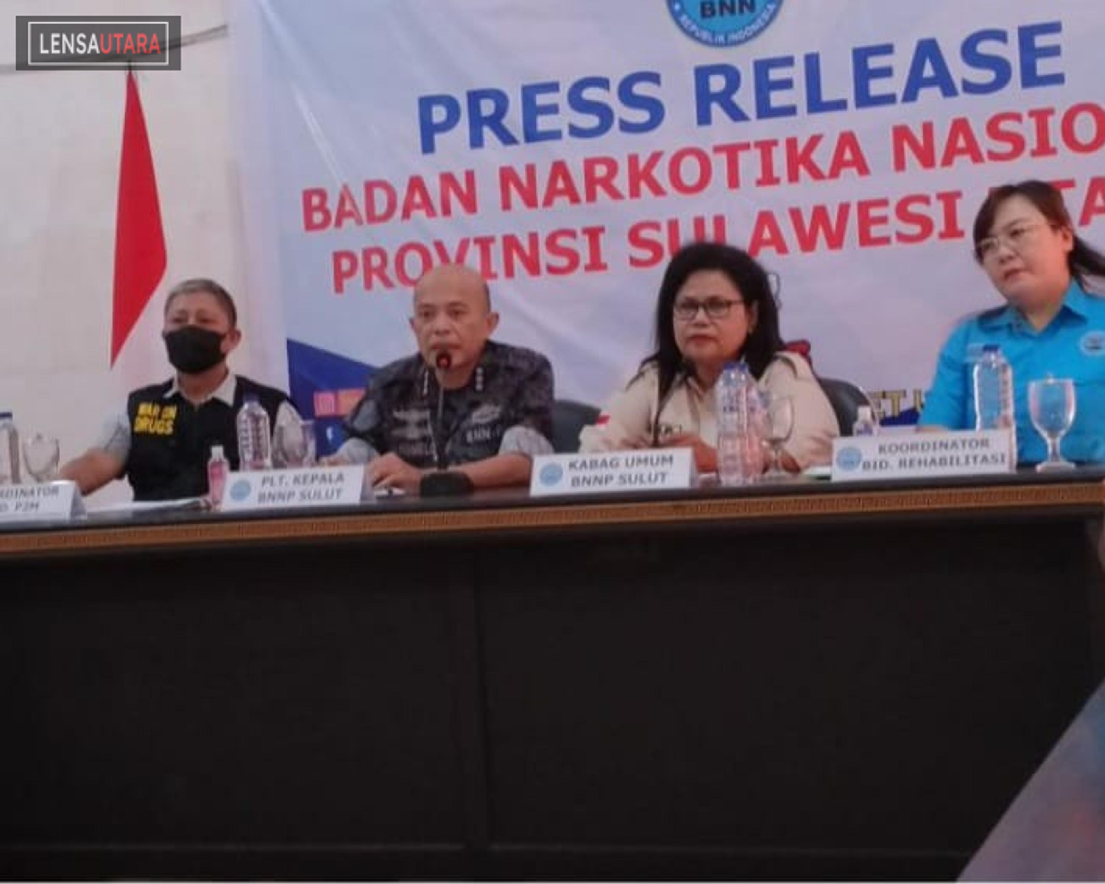 Selama 2022, Delapan Kasus Narkotika di Sulut Berhasil Diungkap BNN
