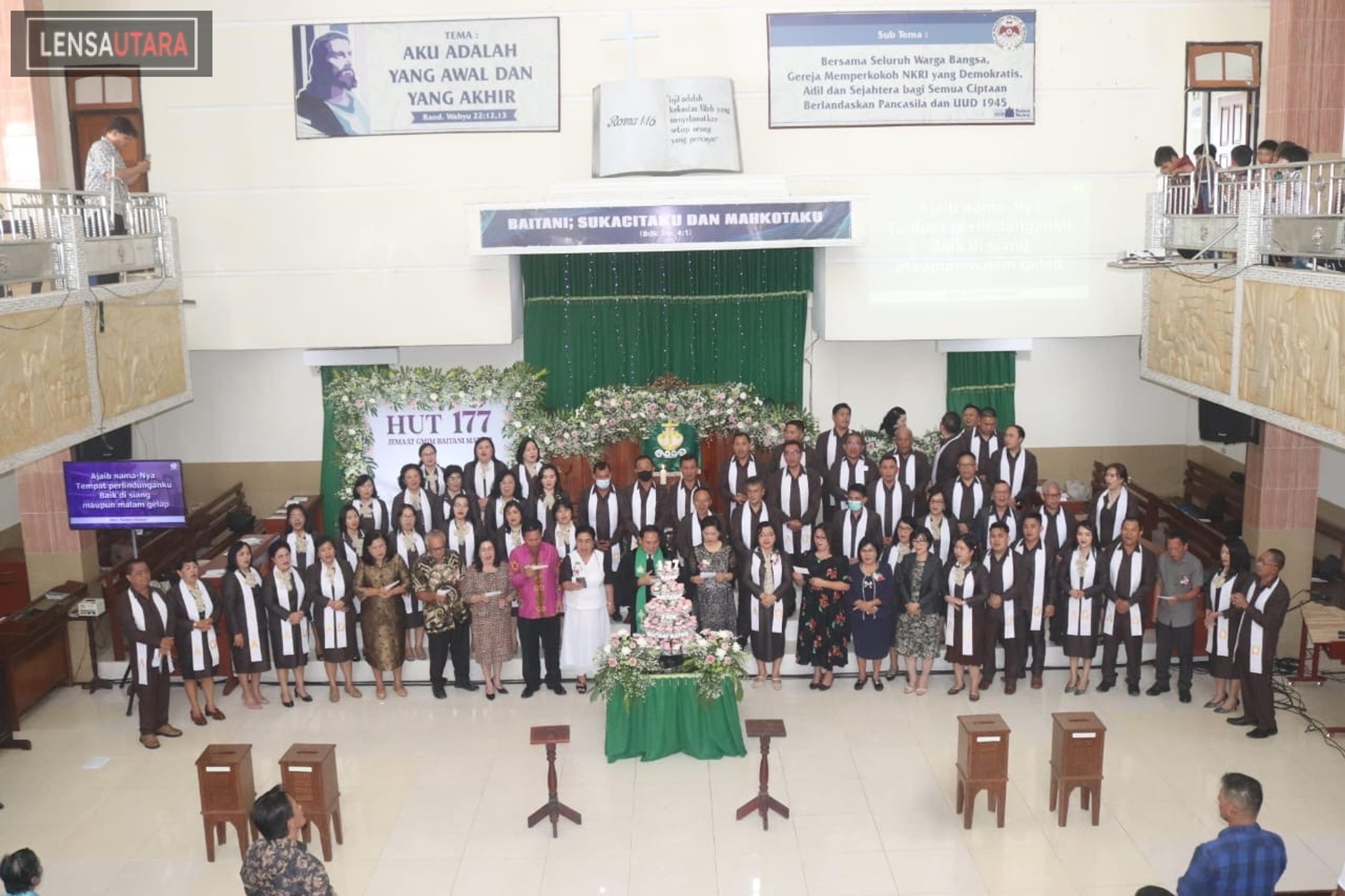 Walikota Caroll Senduk Bersyukur Bersama Jemaat GMIM Baitani Matani
