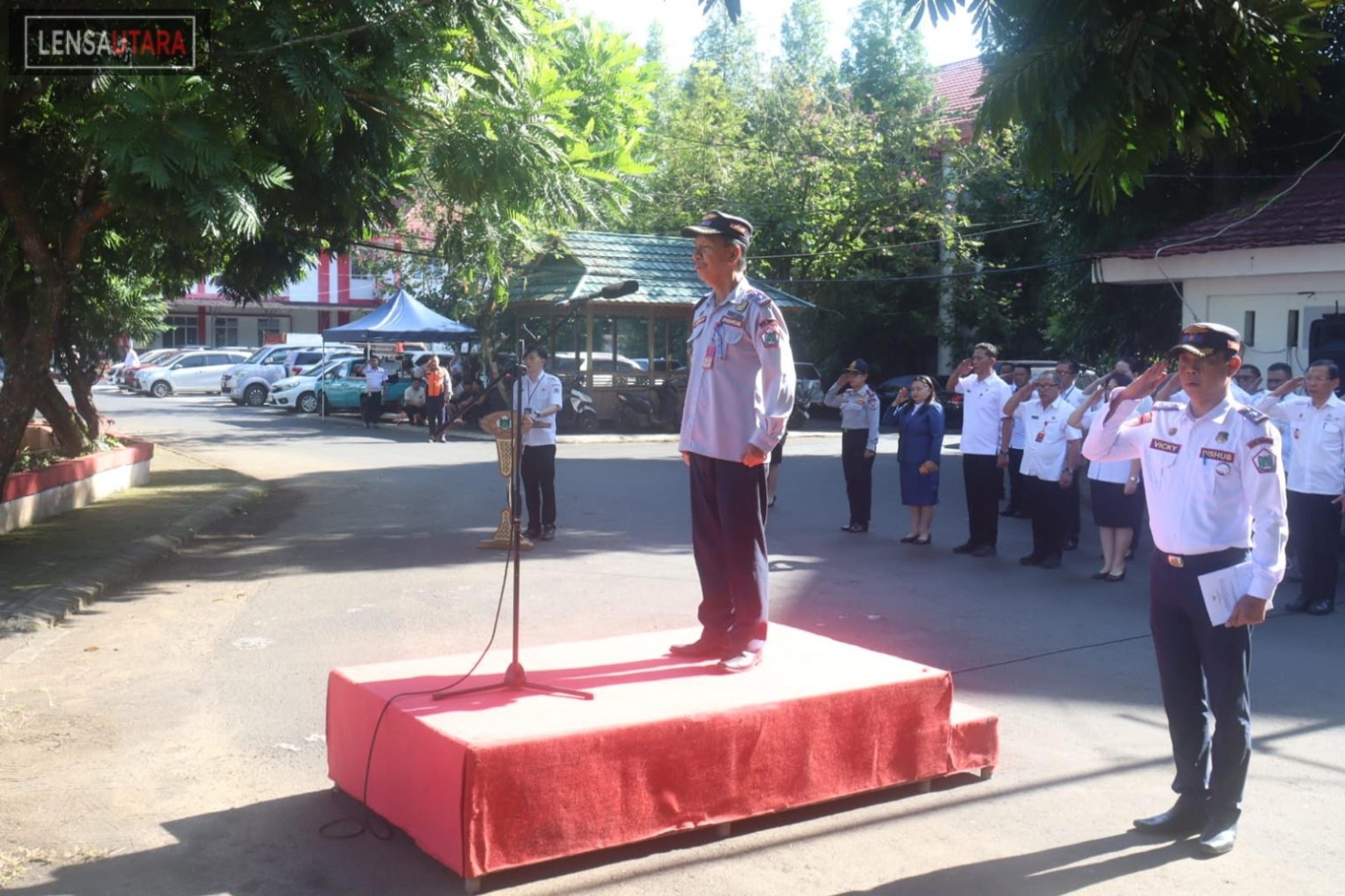 Kadishub Pimpin Apel Kerja Perdana Awal Bulan Pemkot Tomohon, Wali Kota Ingatkan Mental dan Disiplin ASN