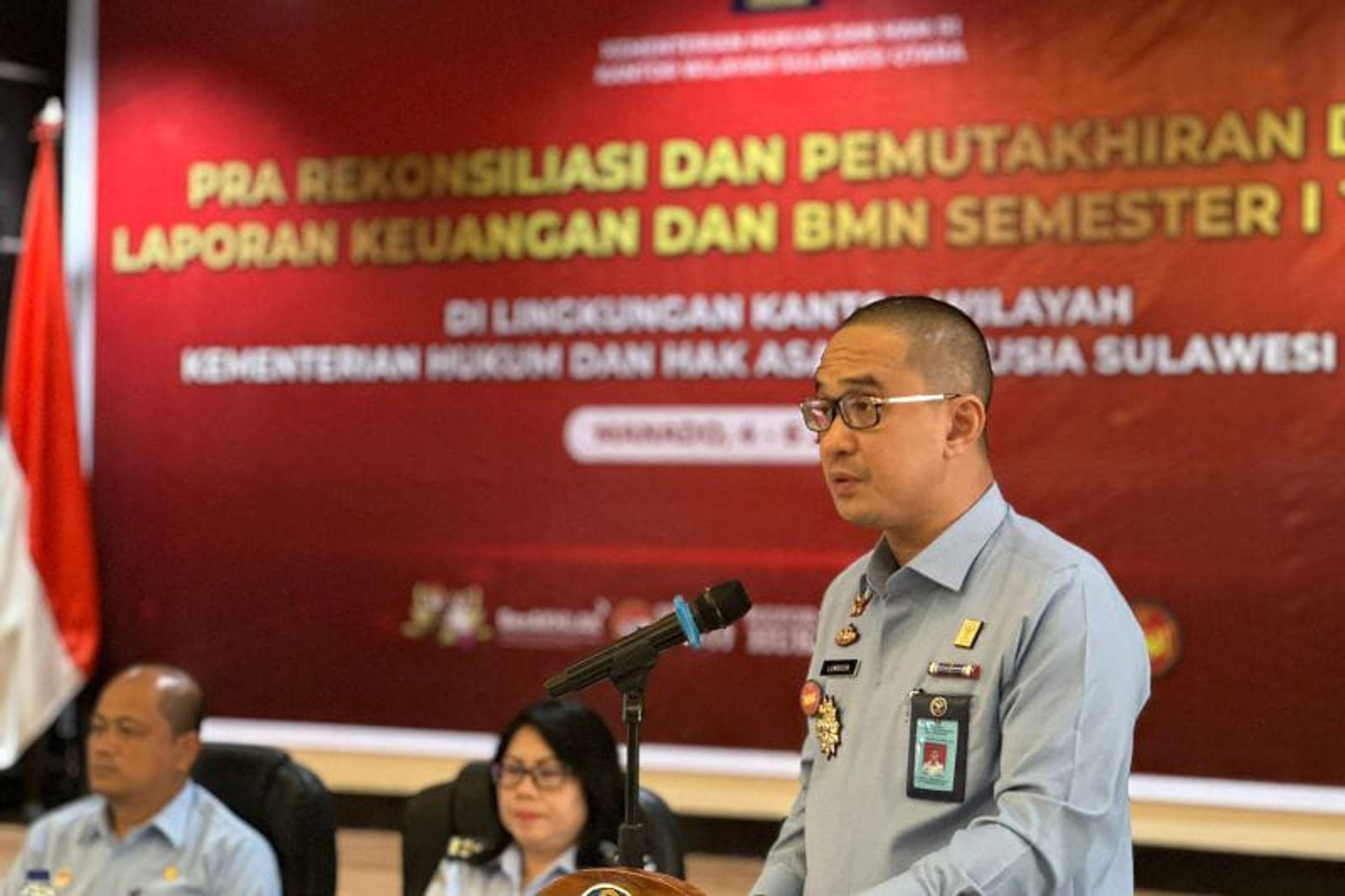Kemenkumham Sulut Gelar Pemutakhiran Data Barang Milik Negara