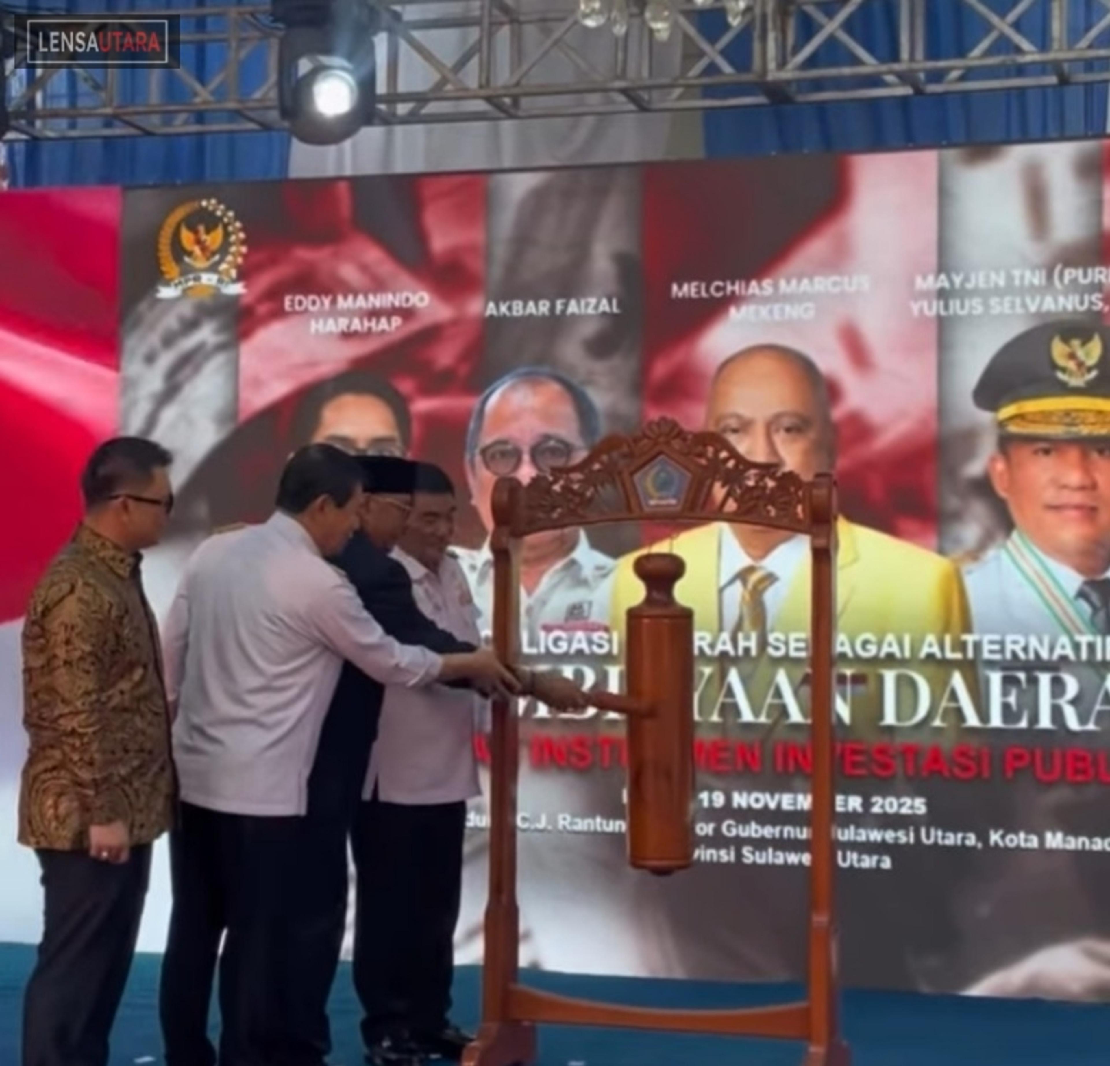 Sarasehan Nasional Terkait Obligasi Daerah yang Digelar MPR RI, Ikut Dihadiri Wawali Tomohon