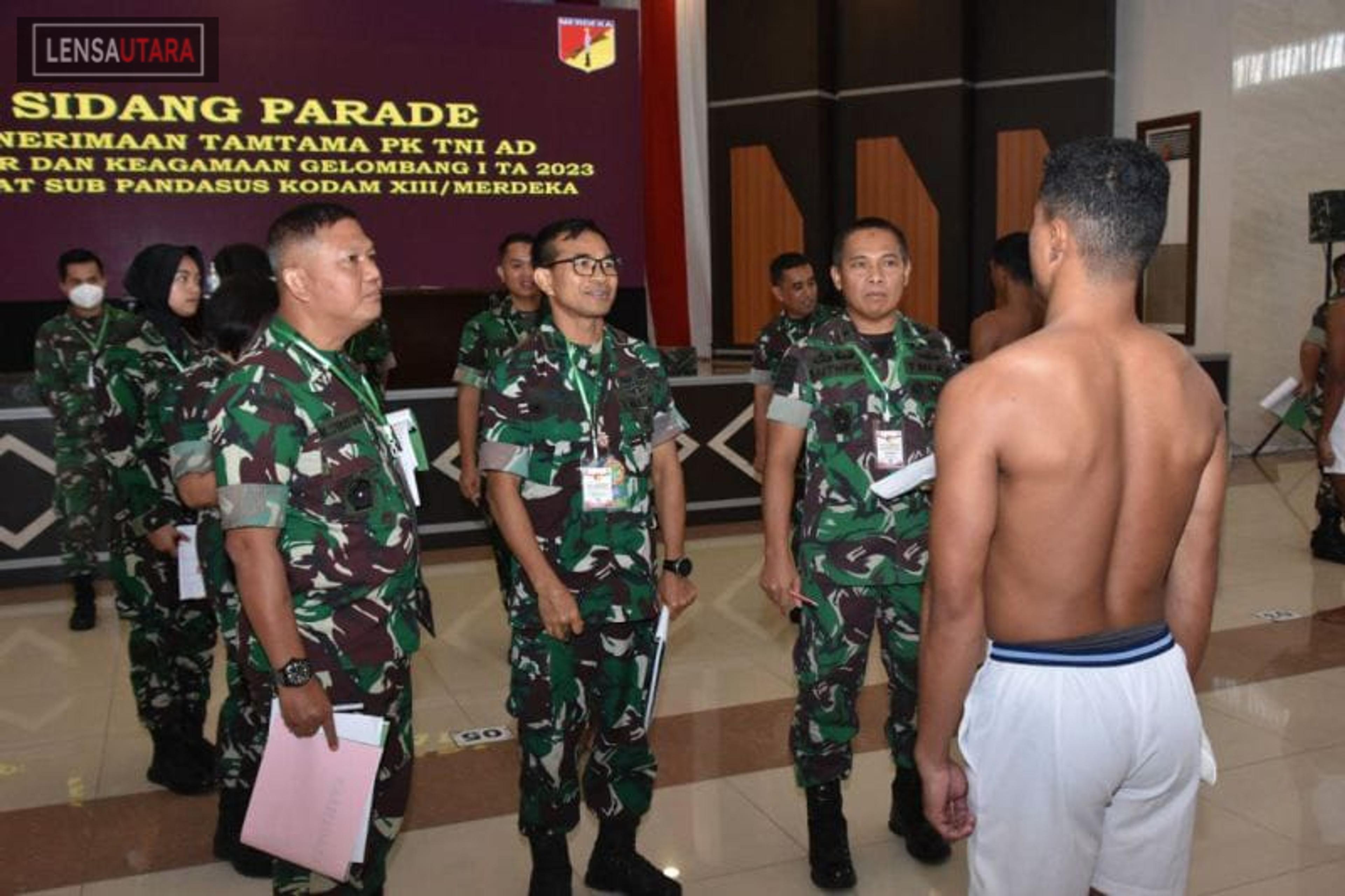 402 Pemuda Ikuti Seleksi Sidang Sub Panda Cata di Kodam XIII/Merdeka