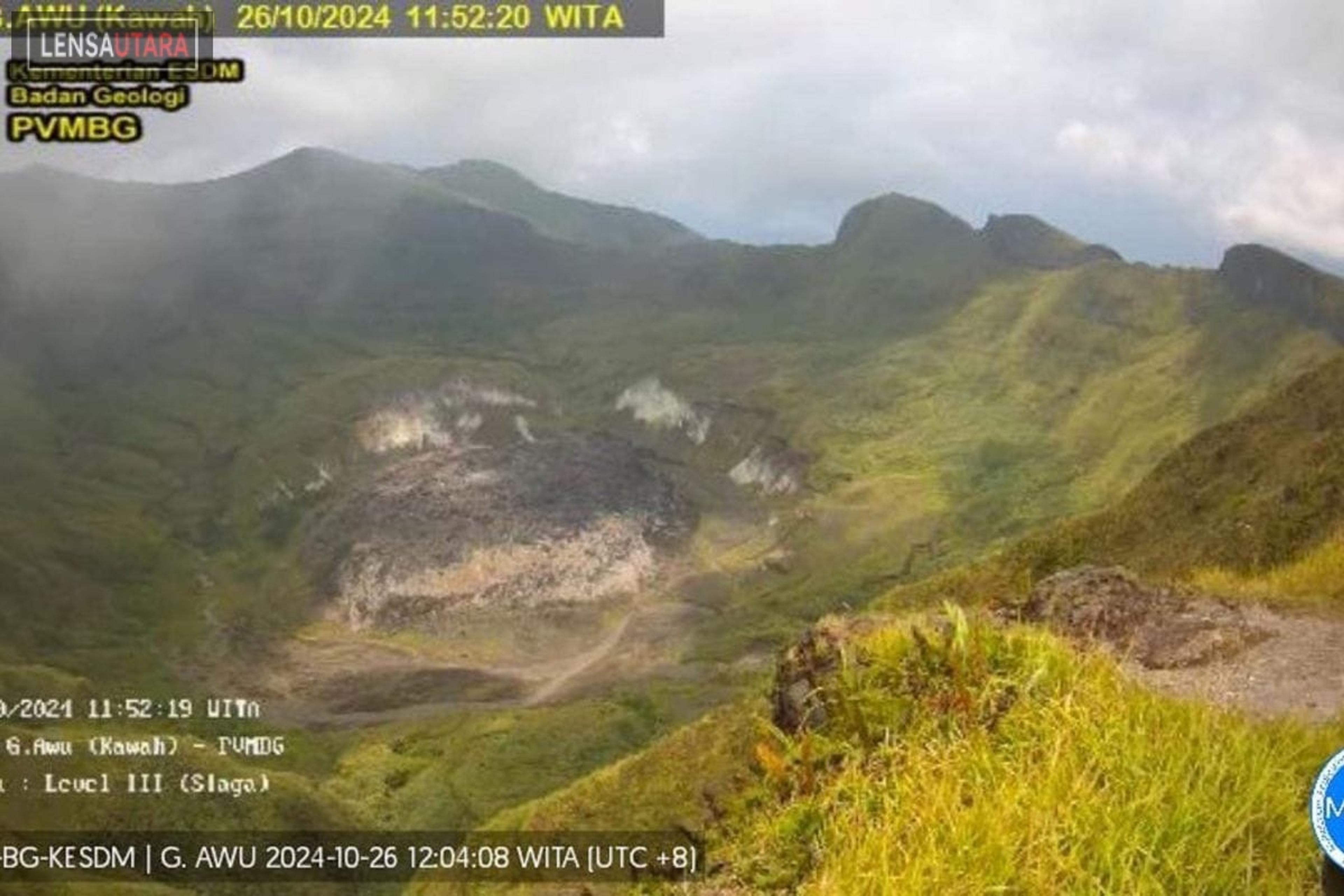 Warga Diimbau Tidak Dekati Radius 4 kilometer Kawah Gunung Awu di Sangihe
