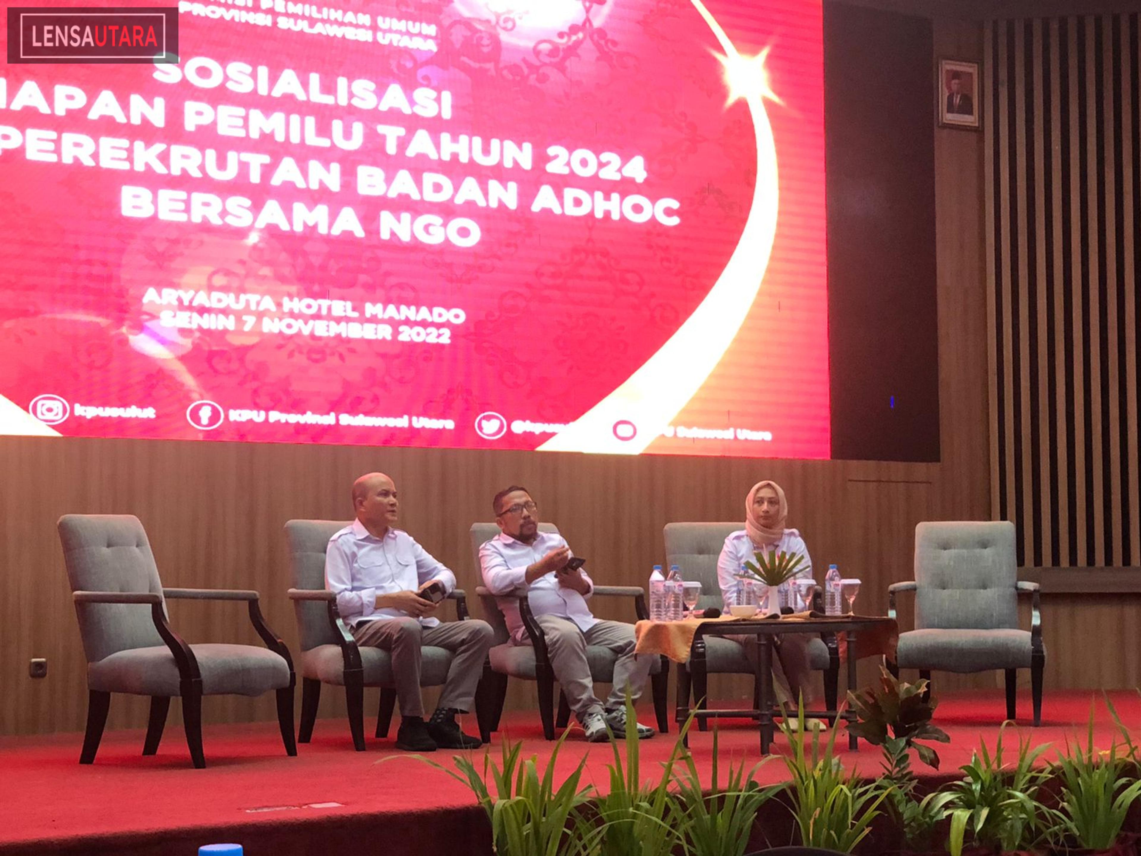 KPU Gelar Sosialisasi Pemilu kepada Organisasi Non Pemerintahan