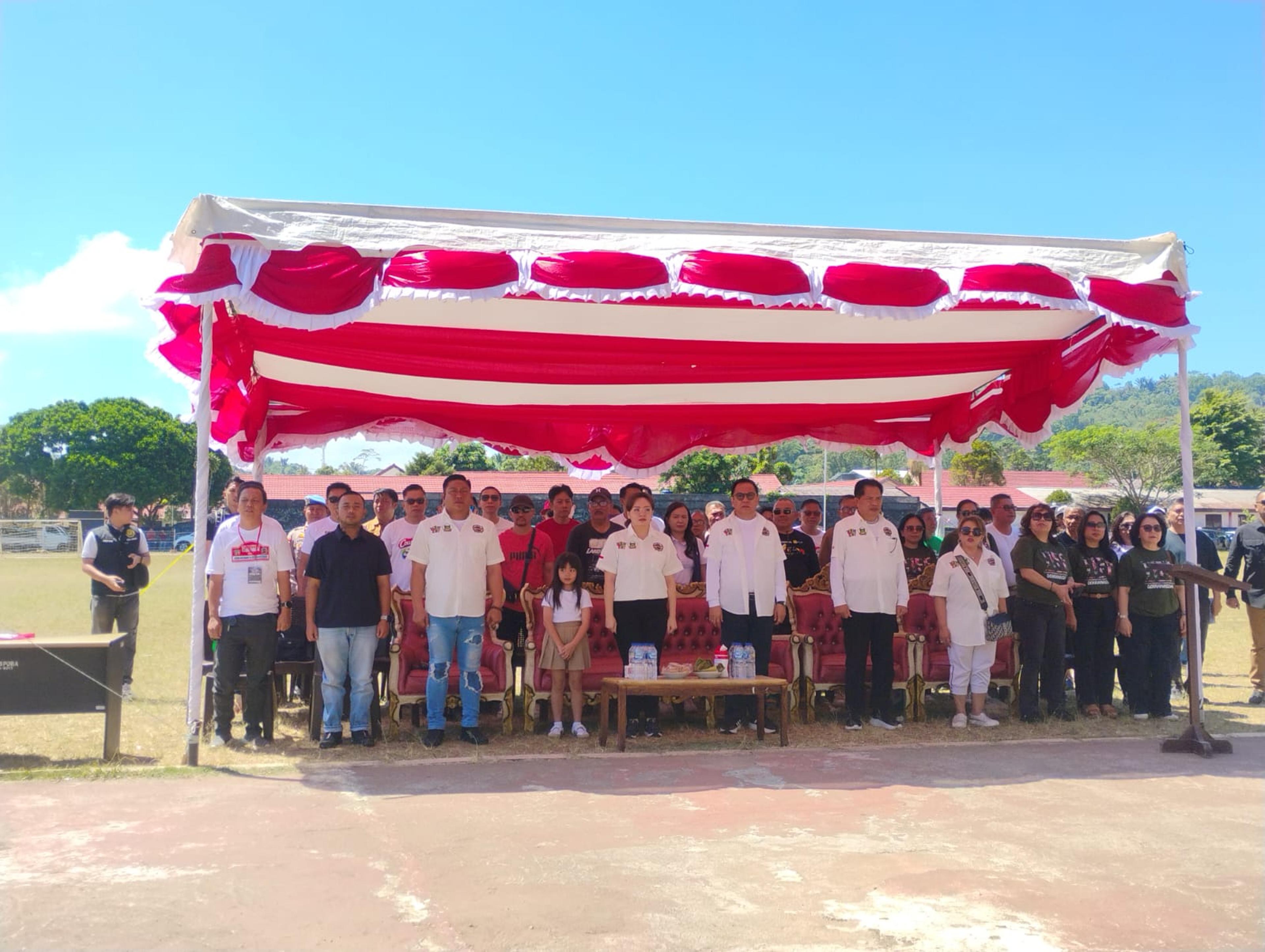 Rally Wisata yang dilepas di Lapangan Babe Palar, Sabtu (1/8/2026), diikuti sebanyak 125 peserta merupakan salah satu rangkaian pendukung Tomohon International Flower Festival (TIFF) 2026. (Ist)