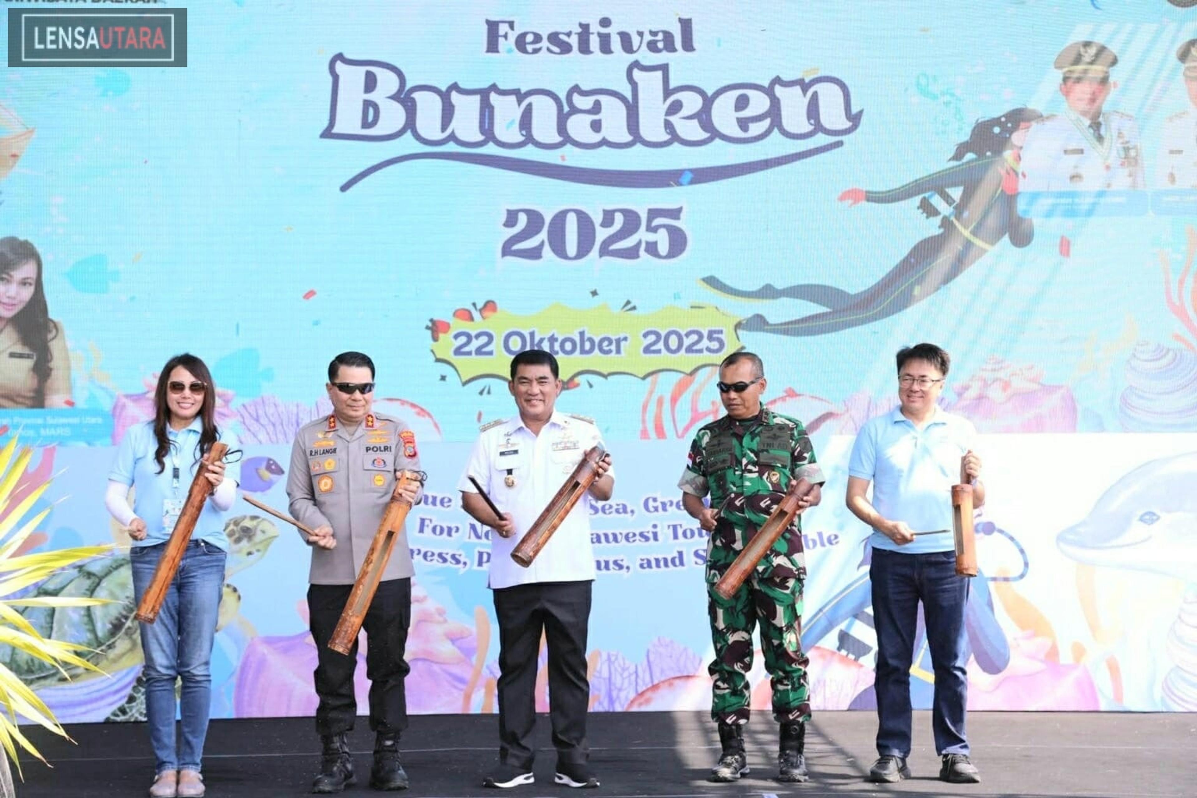 Festival Bunaken 2025 Resmi Dibuka, Gubernur Yulius: Jaga Laut Kita Demi Anak Cucu