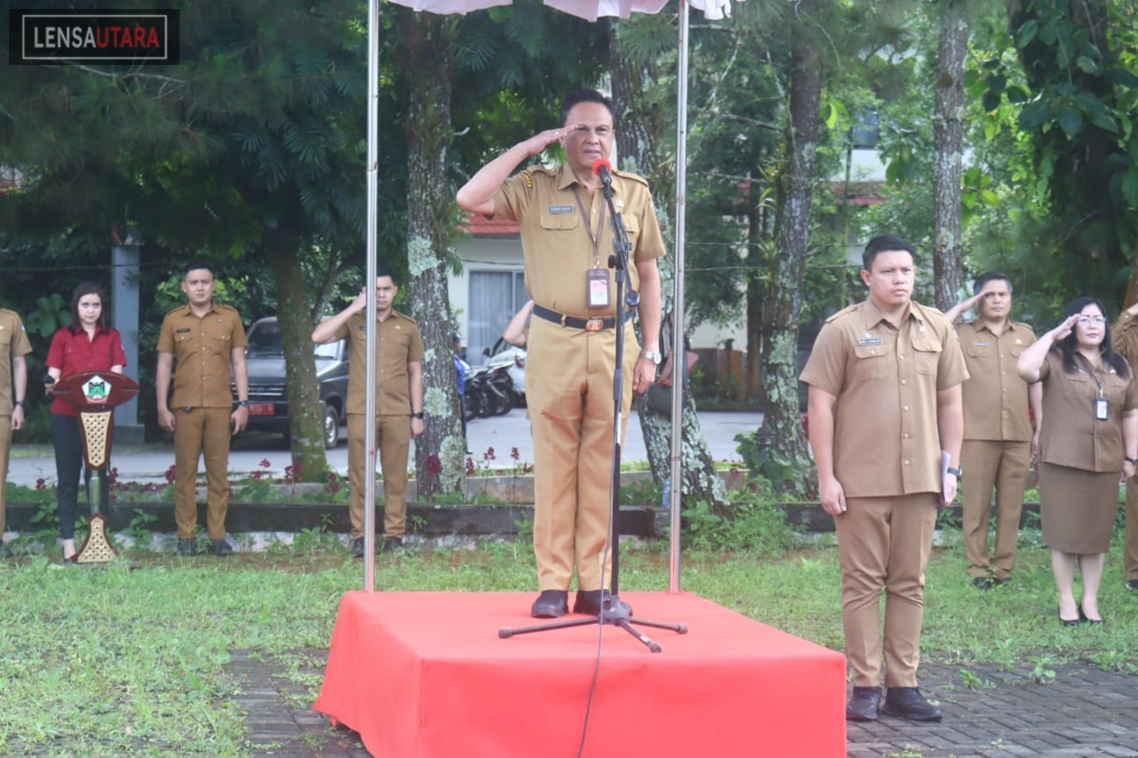 Apel Awal Bulan Pemkot Tomohon, Sekda Roring Minta ASN Lebih Kreatif dan Inovatif
