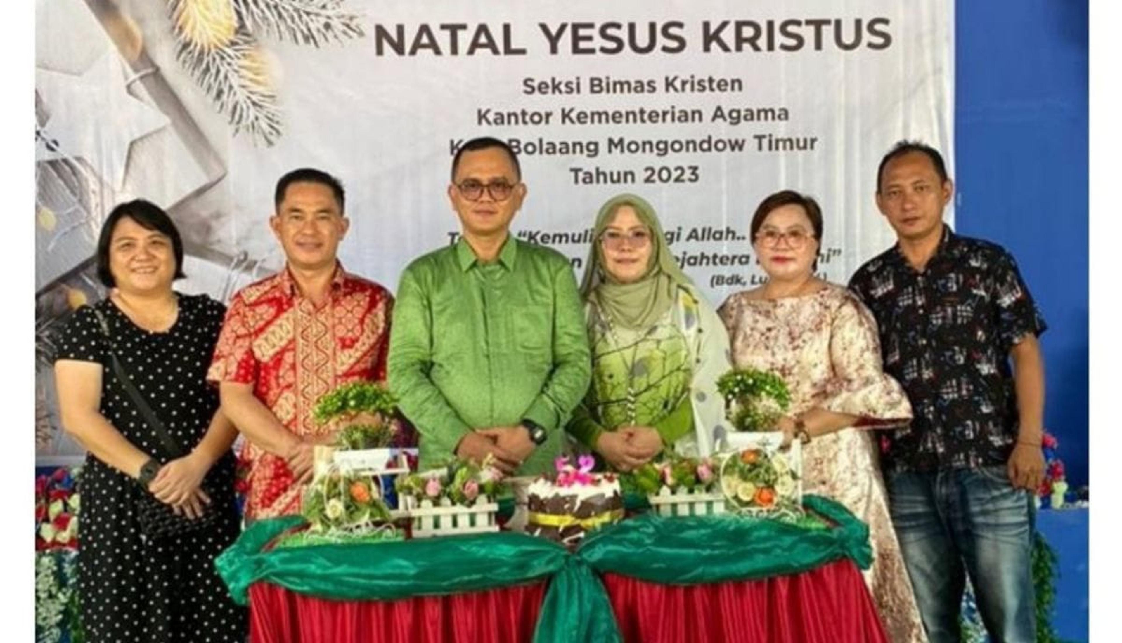Kemenag Ajak Warga Gereja di Sulut Wujudkan Kasih Sambut Natal