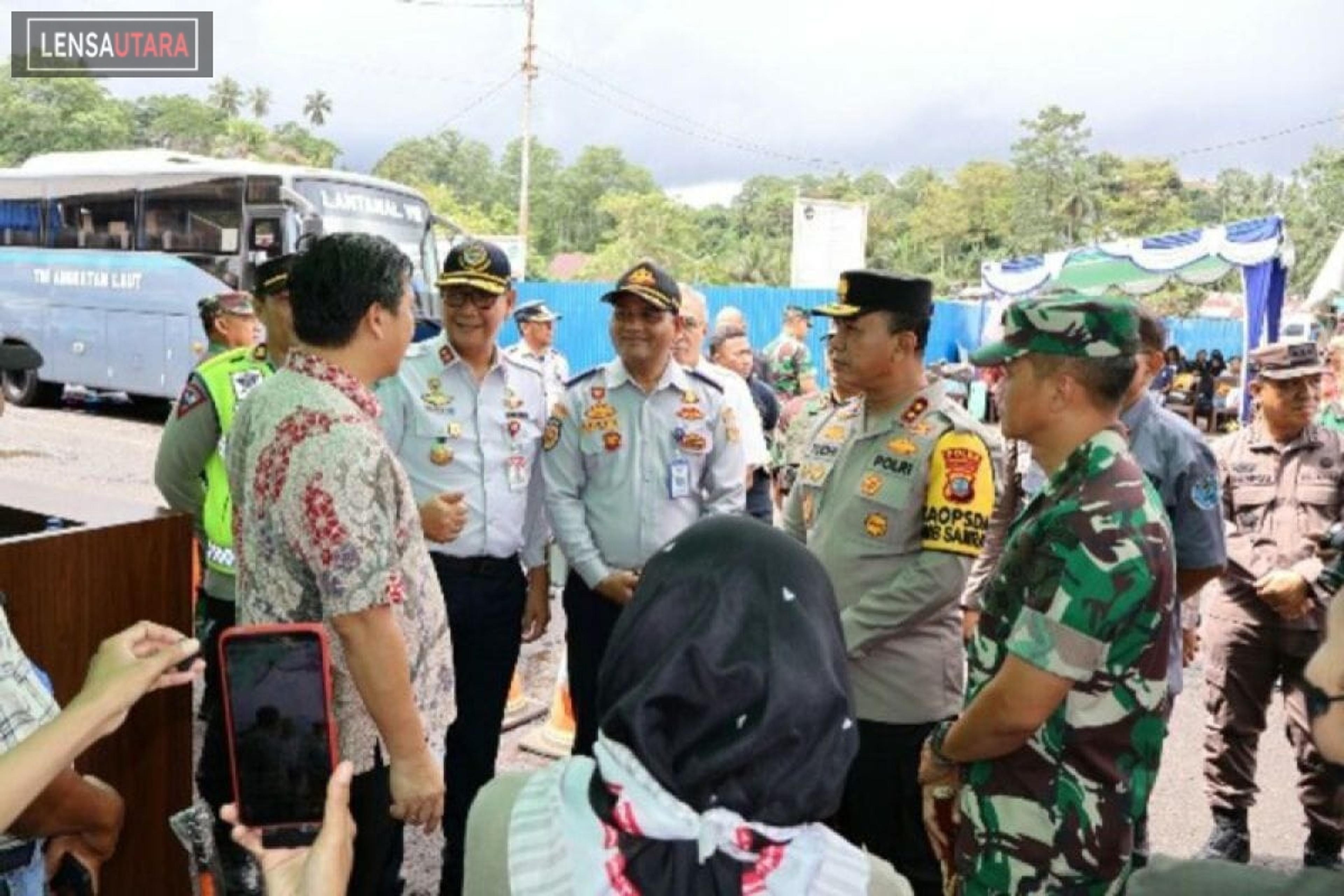 Arus Mudik Lebaran di Tiga Titik Dipantau Forkopimda Sulut