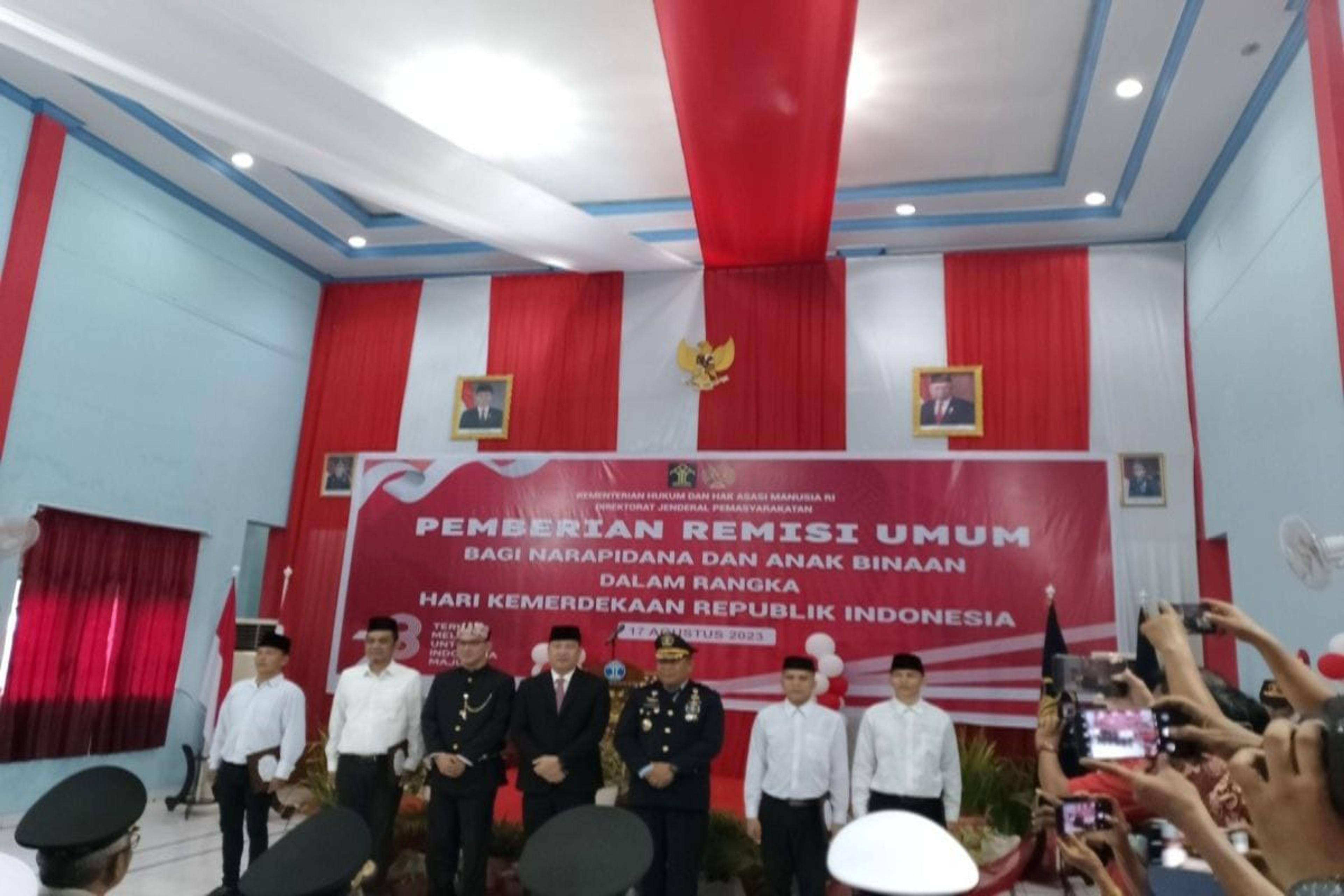 Sebanyak 1.843 Narapidana di Sulut Dapat Remisi HUT RI