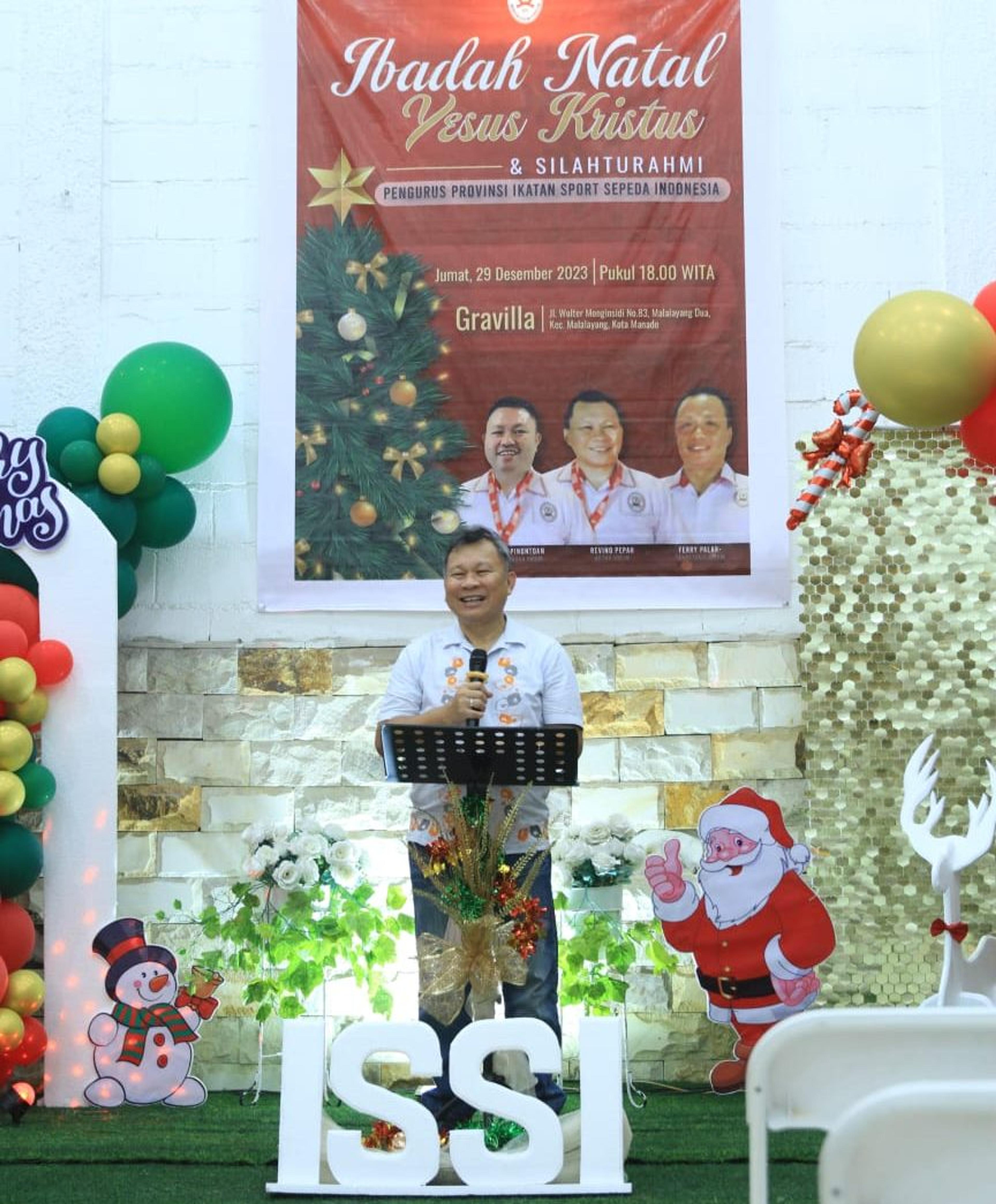 NATAL ISSI SULUT, Pepah: Refleksi Tahun 2023 dan Peningkatan Prestasi di 2024