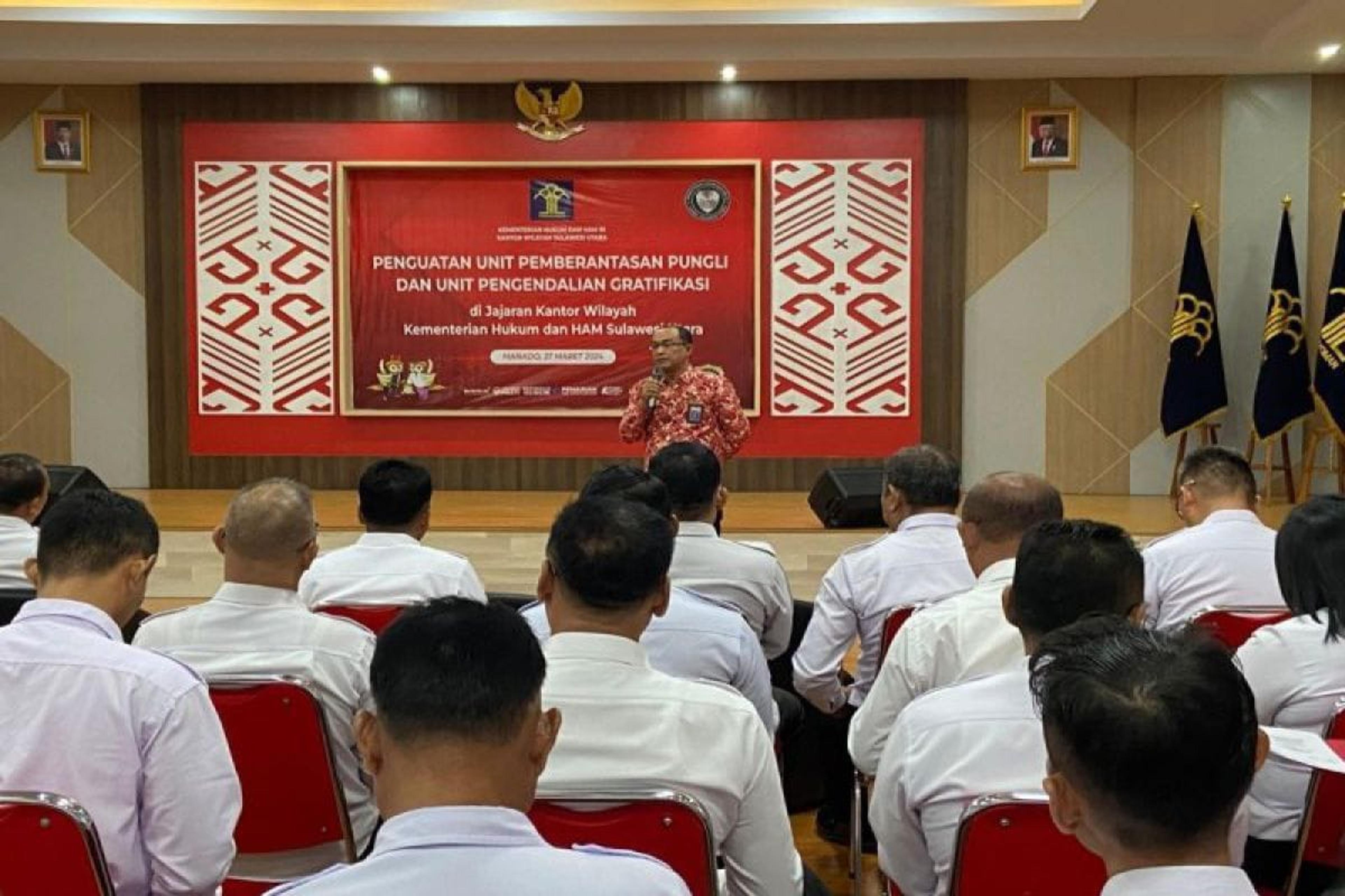 Kemenkumham Sulut Bertekad Berantas Pungli dan Gratifikasi
