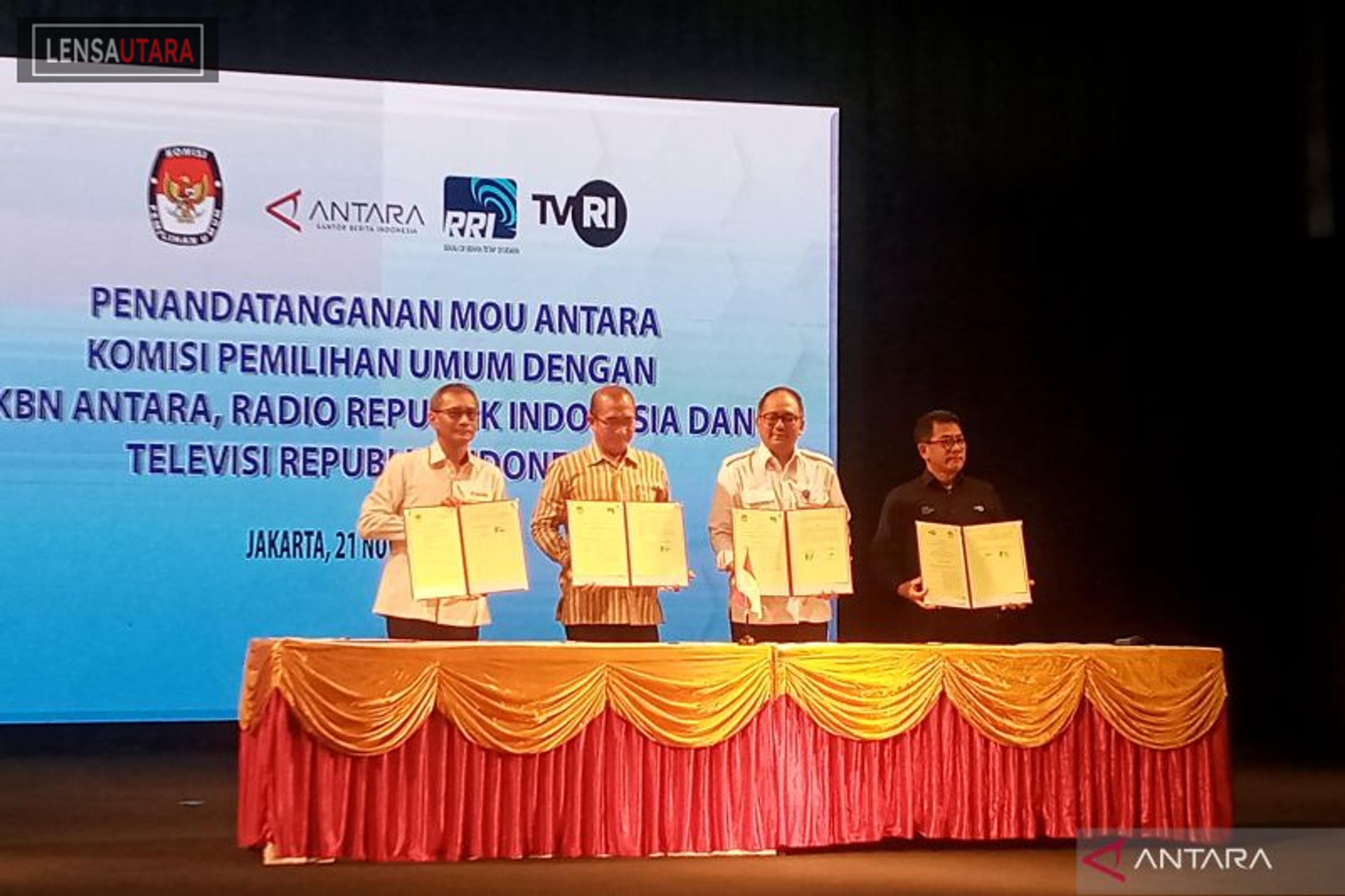 LKBN ANTARA Sepakati Kerja Sama dengan KPU Soal Pemberitaan Pemilu