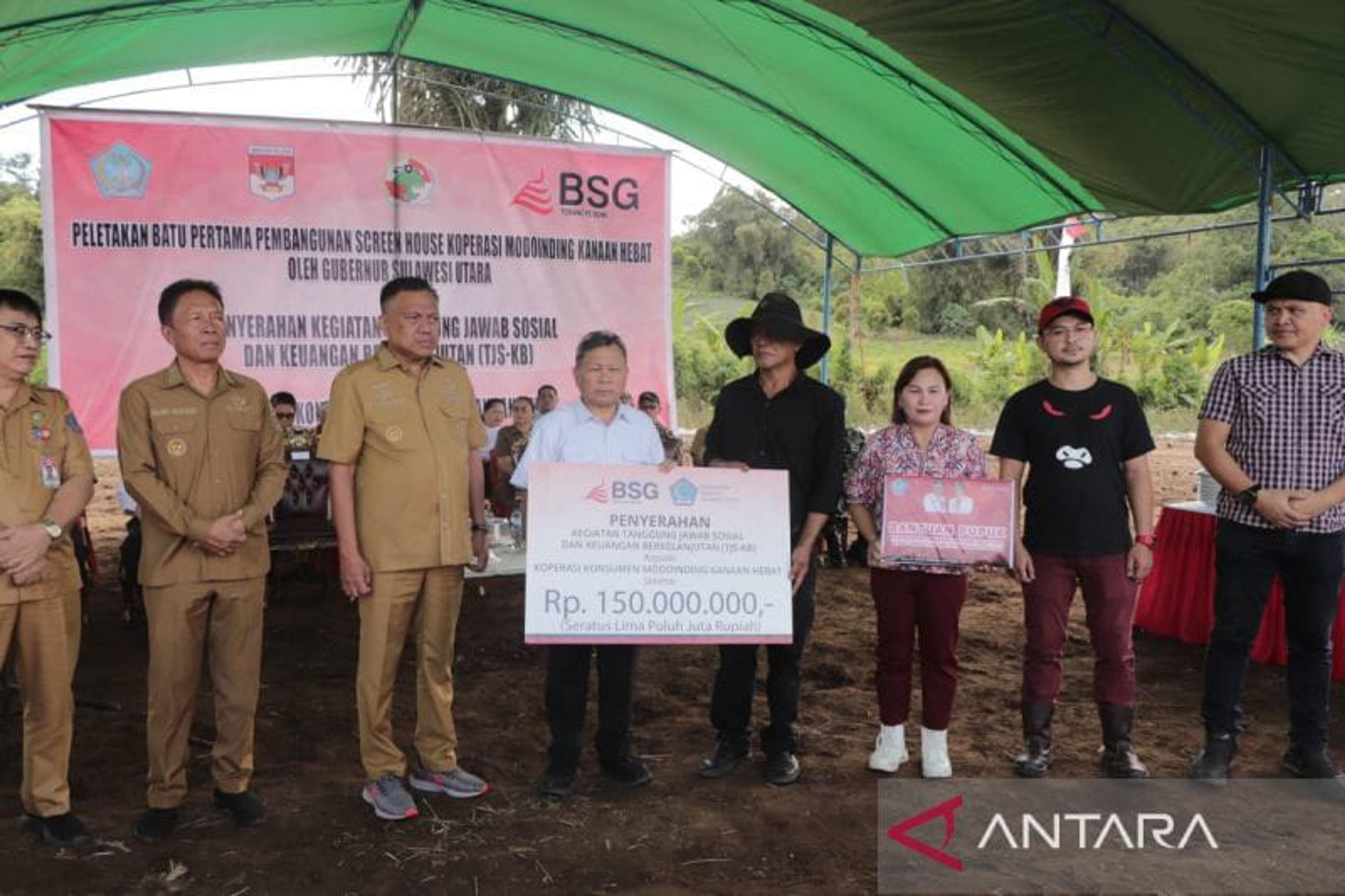 BSG Bersama Pemprov Tingkatkan Kualitas Produk Pertanian di Sulut