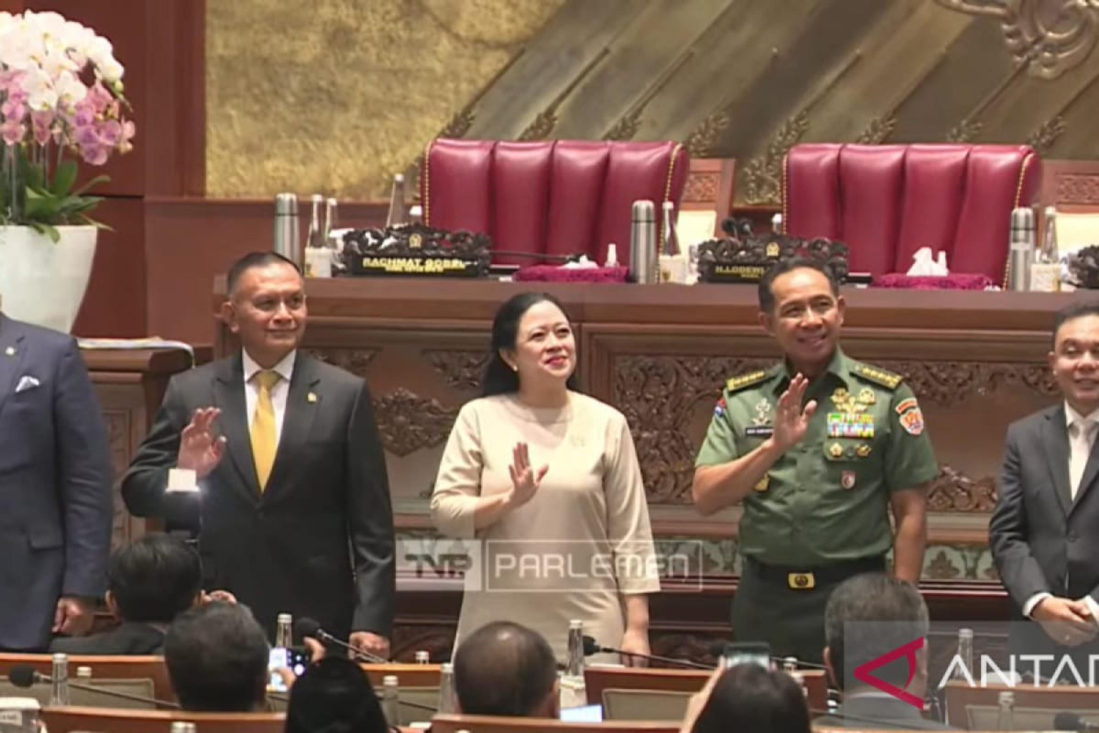 Paripurna DPR RI Setuju Jenderal Agus Subiyanto Jadi Panglima TNI