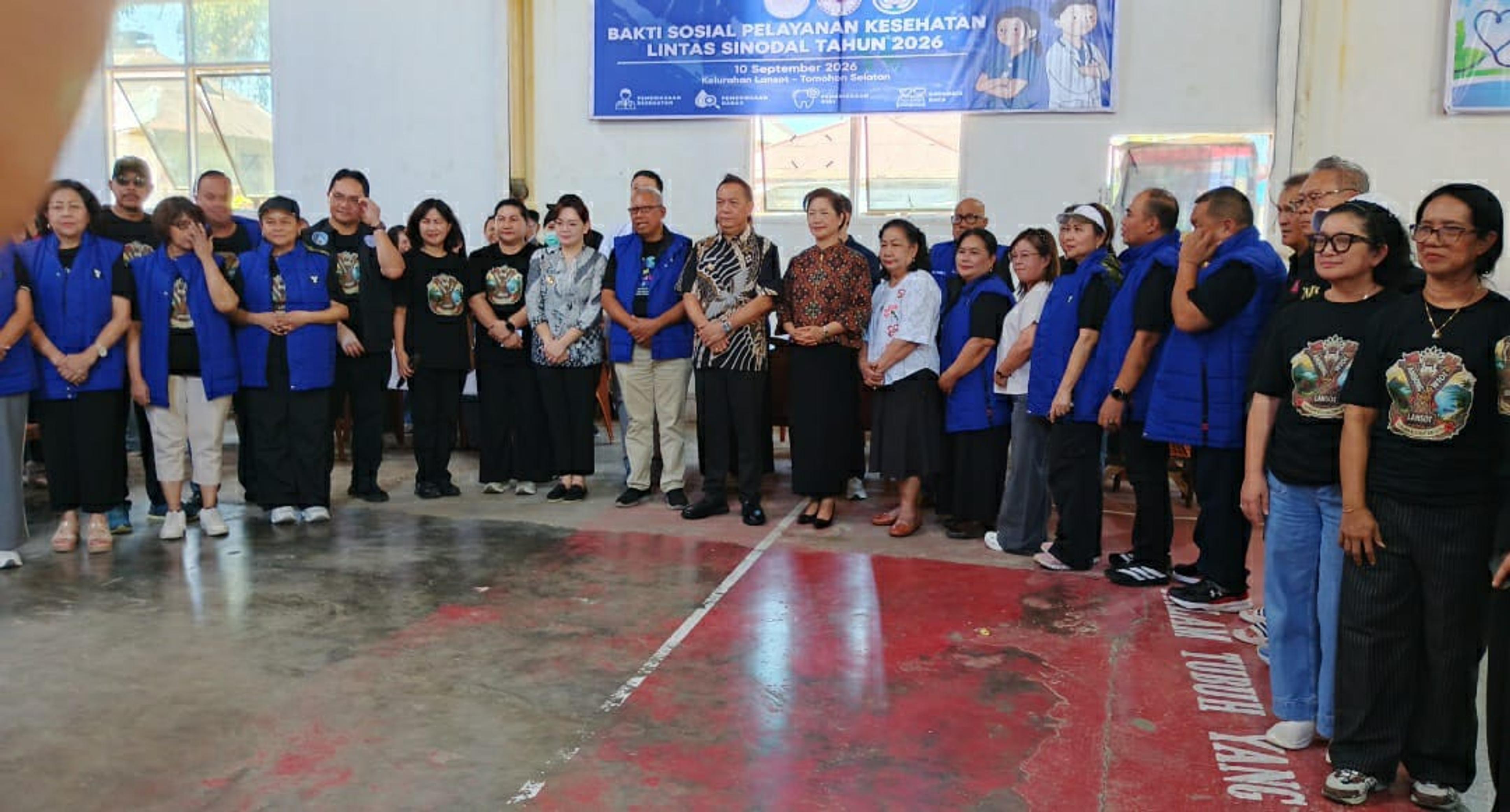 Sinode GPIB Gelar Pelayanan Kesehatan Gratis di Lansot Tomohon, Caroll-Sendy Ikut Memantau