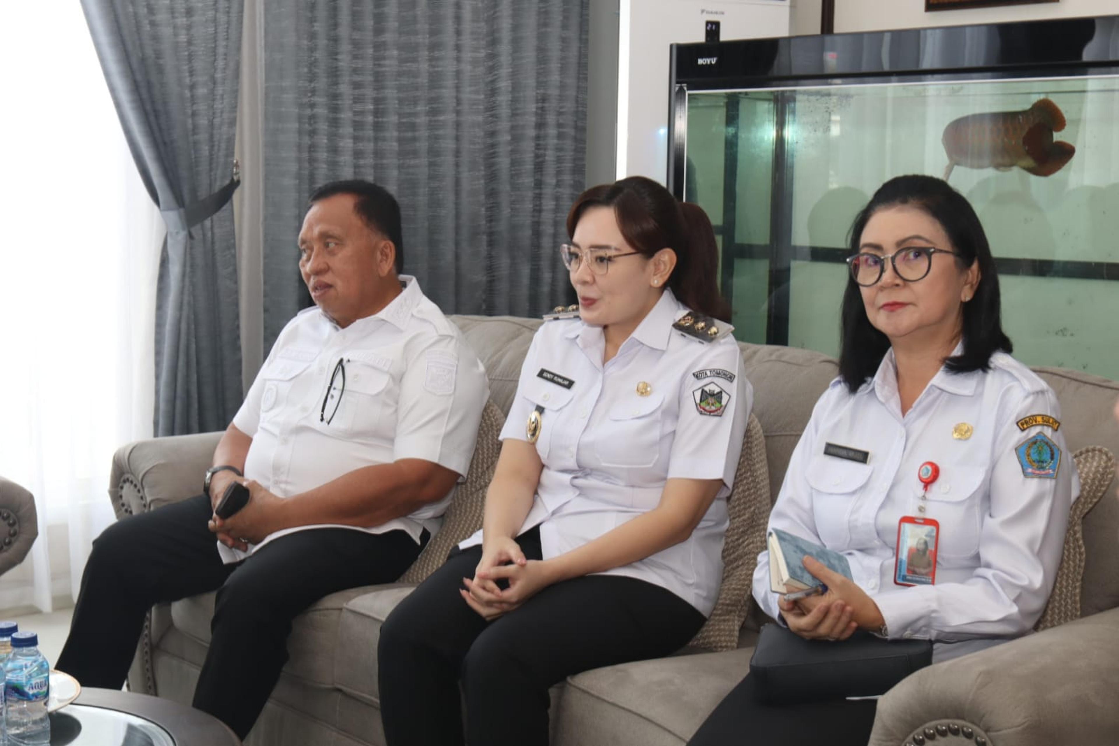 Wakil Wali Kota Tomohon Sendy Rumajar menghadiri rapat koordinasi dengan Pemerintah Provinsi Sulawesi Utara. (Ist)