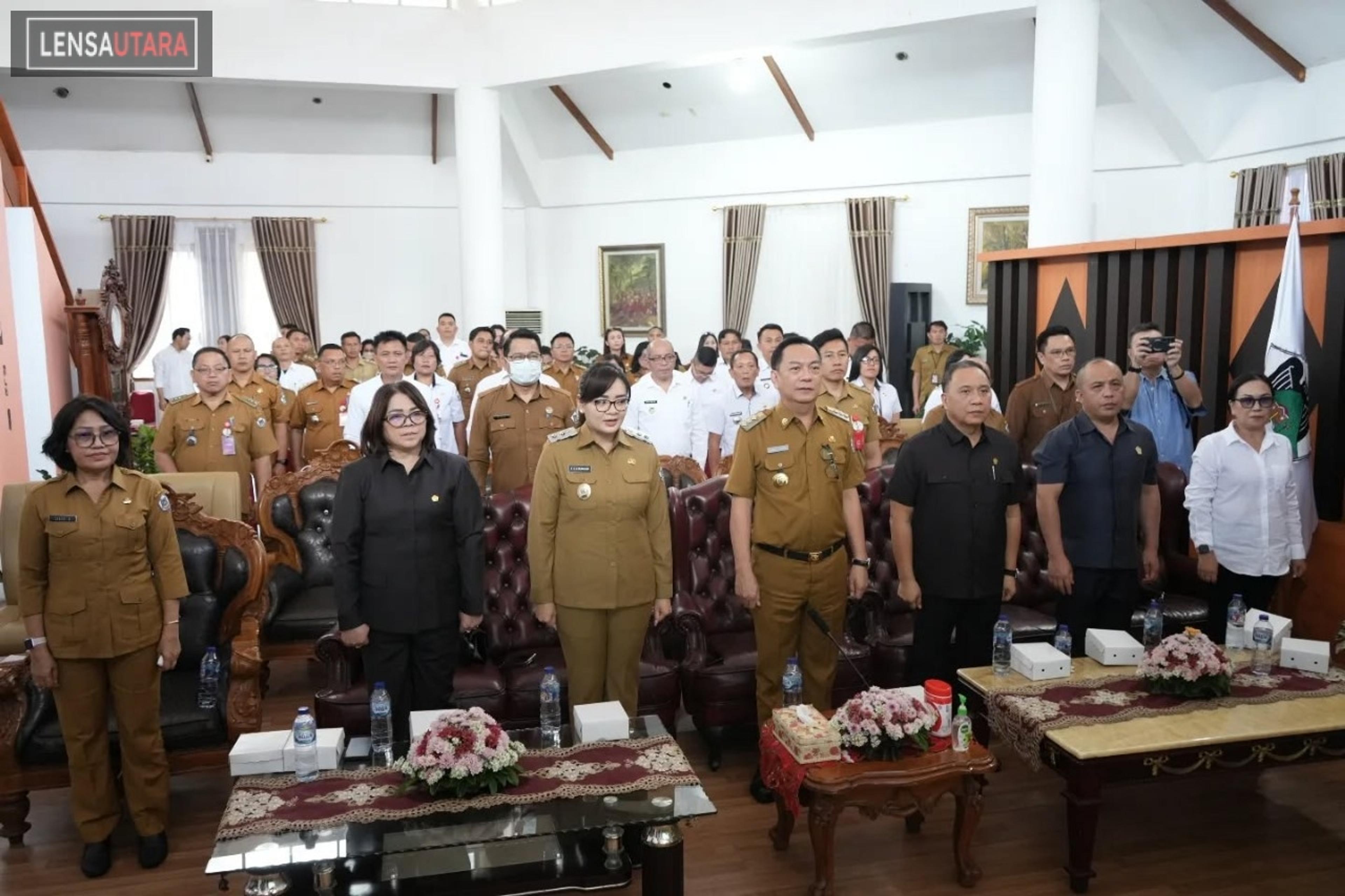 Pemkot Tomohon Ikuti Peluncuran 80.000 Koperasi Merah Putih Secara Virtual
