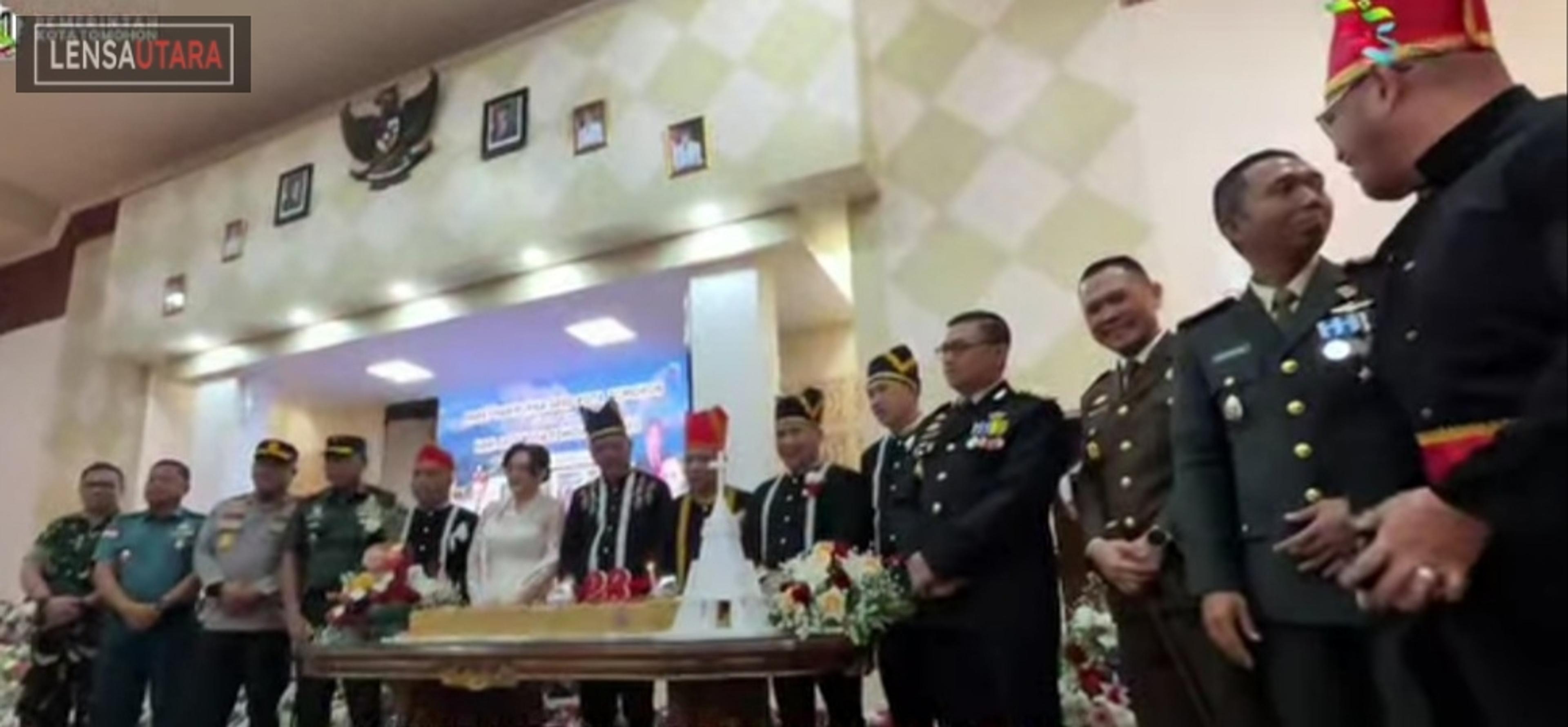 Gubernur Apresiasi Capaian Kota Tomohon dalamRapat Paripurna Istimewa DPRD Memperingati Hari Jadi ke-23