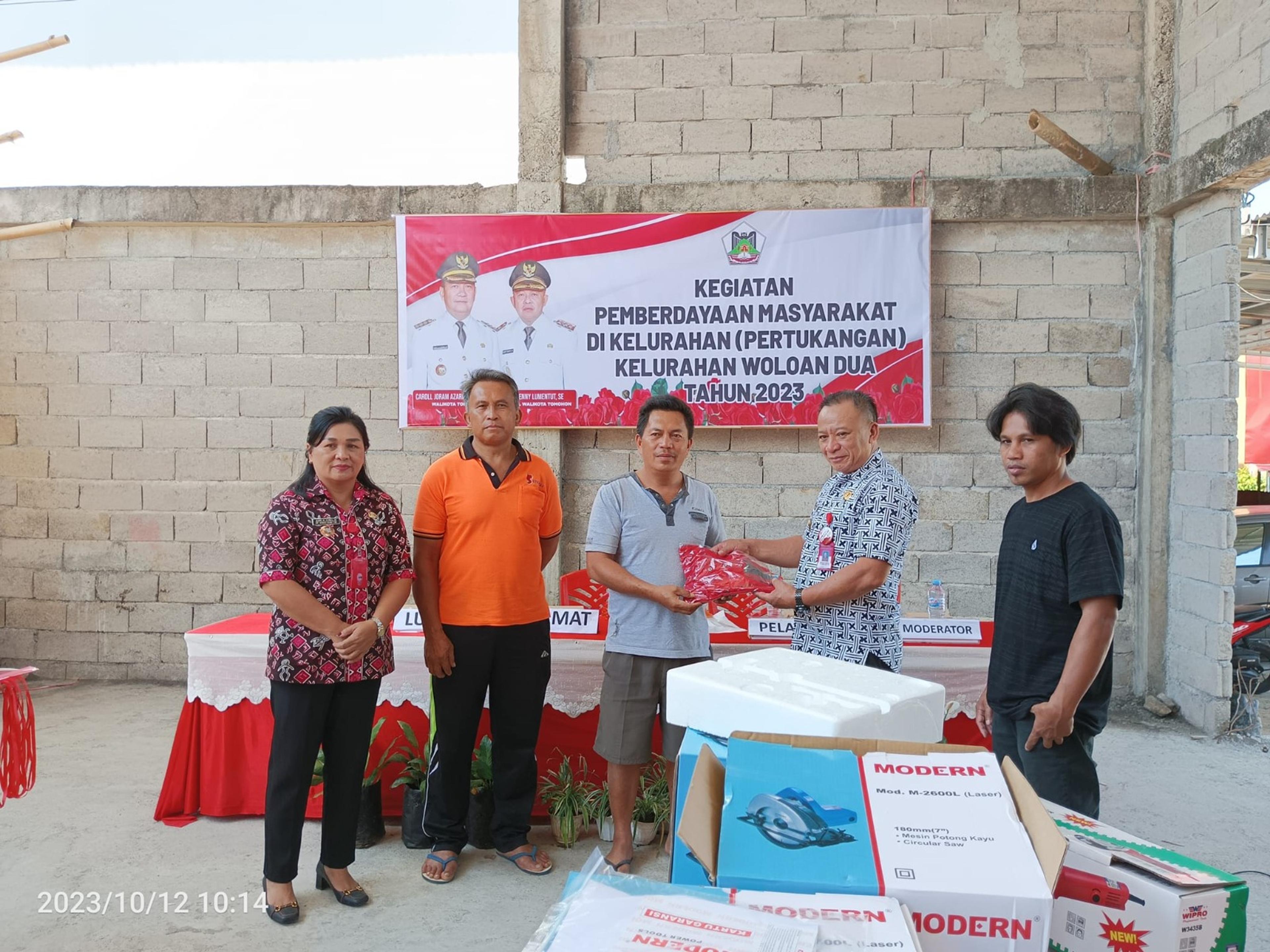 Tingkatkan Kapasitas Aparatur, Pemerintah Woloan Dua Gelar Pelatihan Pertukangan