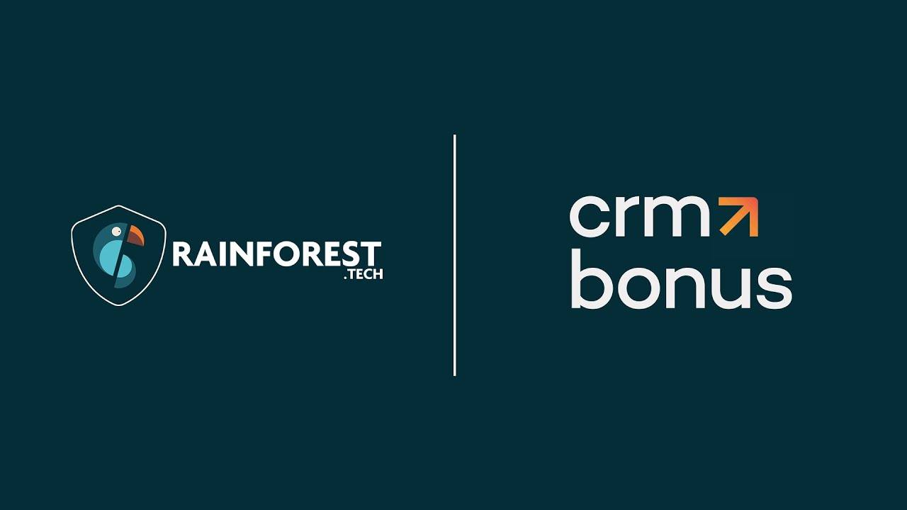 Logo da Rainforest e CRMBonus