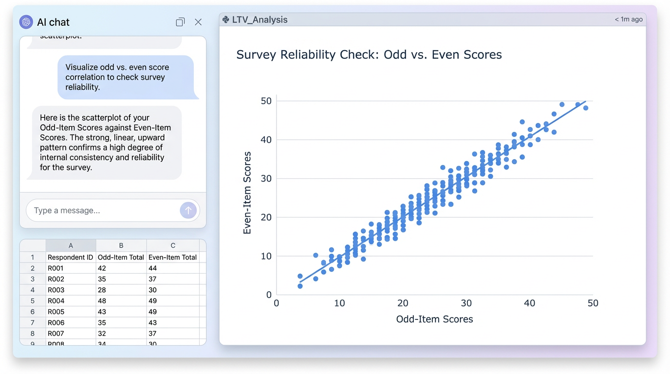 Split-Half Reliability: Evaluate Survey Scale Consistency