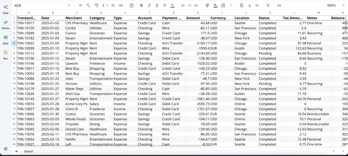 Quadratic, ai spreadsheet analyzer