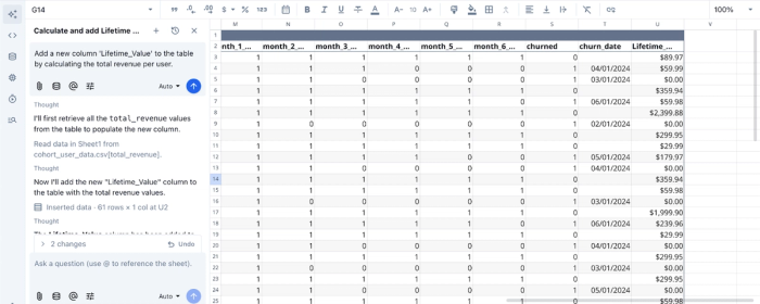 Data analysis and visualization in Quadratic