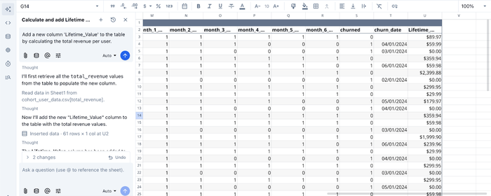 Data analysis and visualization in Quadratic