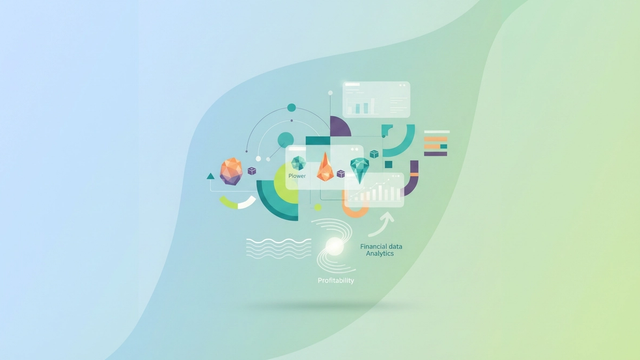 A modern abstract illustration with interconnected geometric forms and soft gradient lines that visually model the complex data relationships crucial for profitable cannabis retail operations.