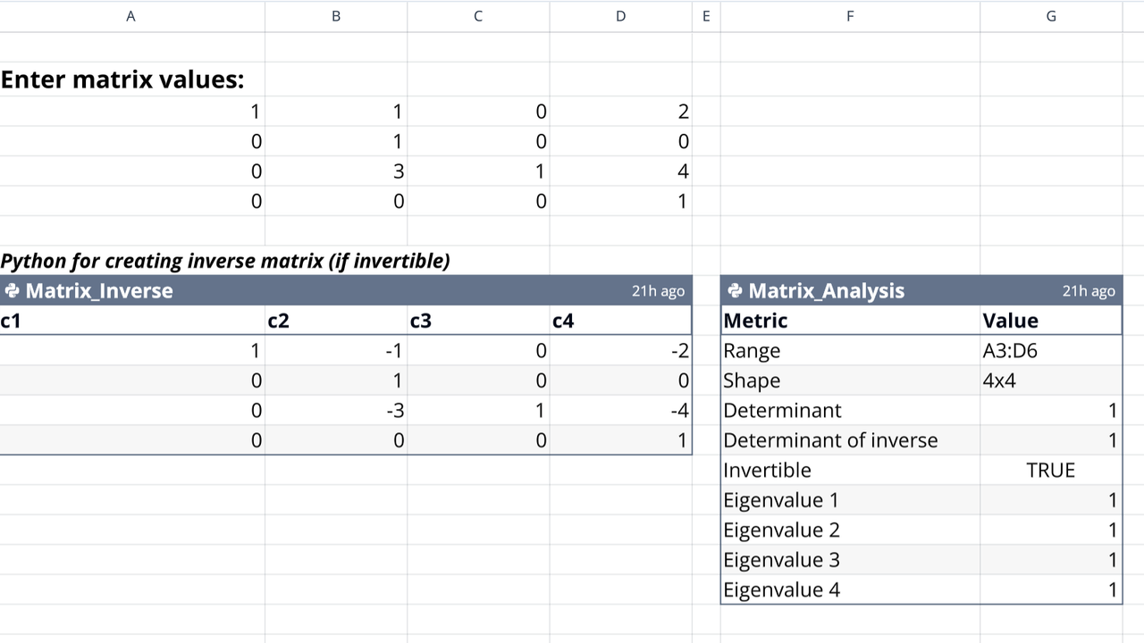 Determinant of Inverse Matrix | Quadratic