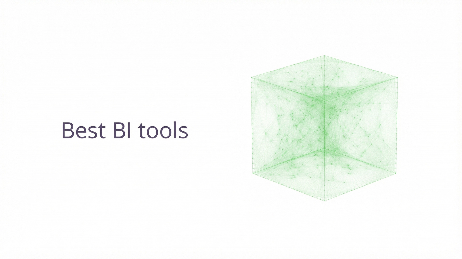 Best BI tools.