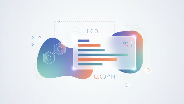 An abstract composition with bright, interconnected geometric shapes floats above a deep gradient, symbolizing dynamic cpu cooler benchmarks and streamlined data visualization.