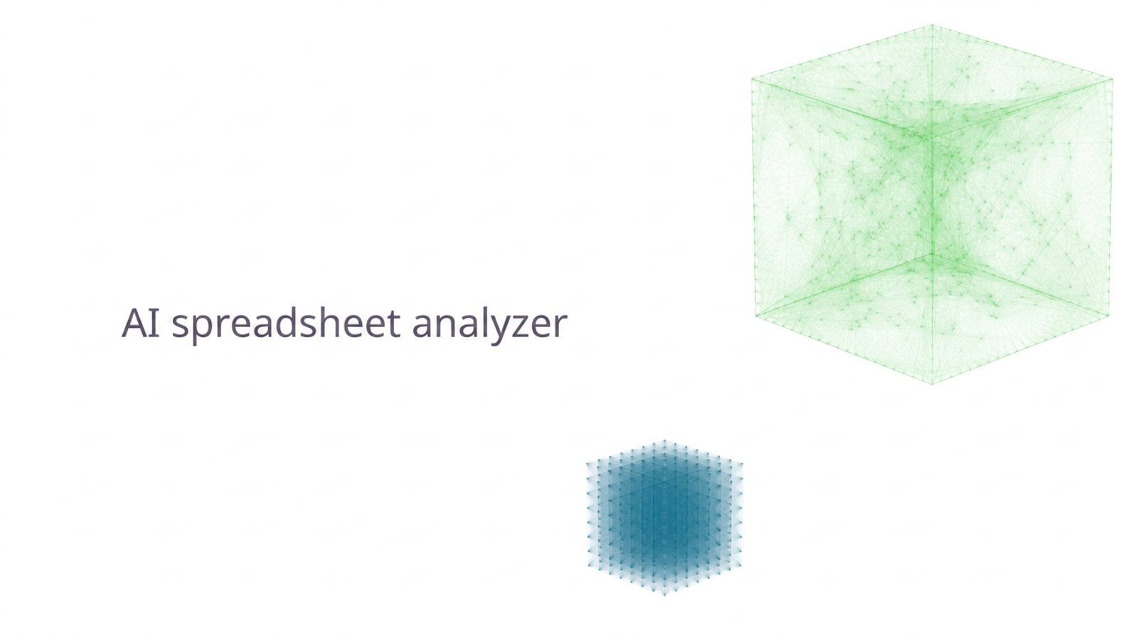 AI spreadsheet analyzer.