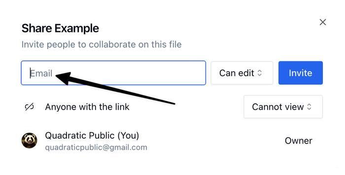 Sharing spreadsheets with your team for real time spreadsheet collaboration.