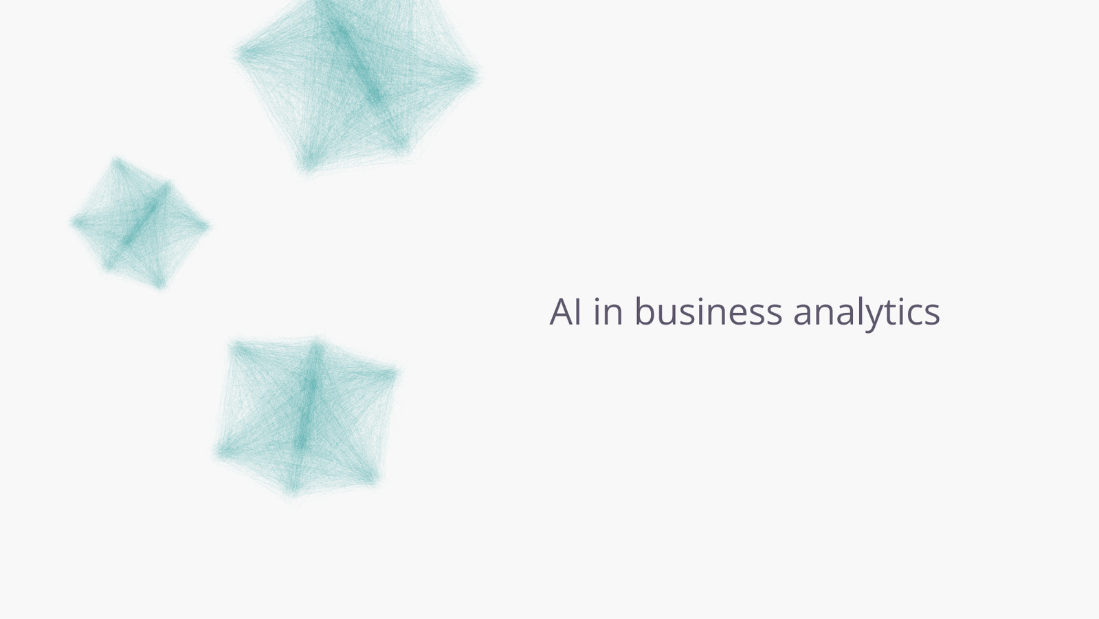 AI in business analytics.