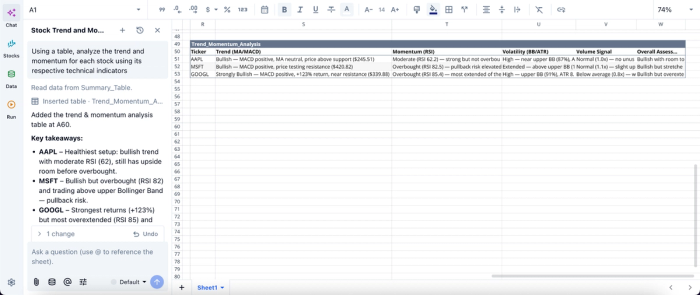 Data analysis in Quadratic, wisesheets alternative