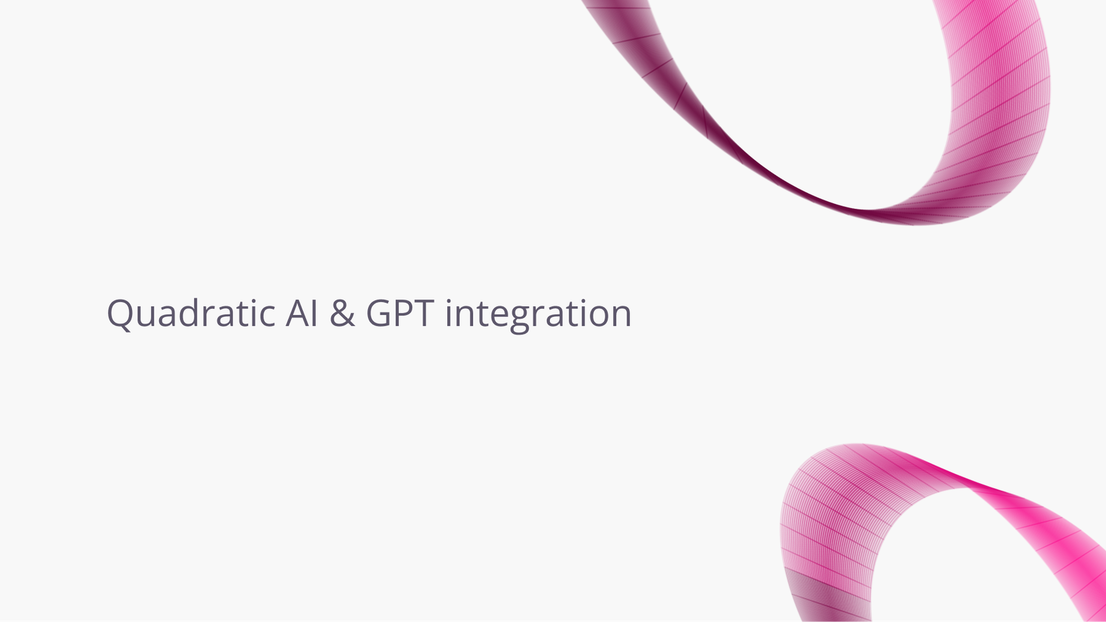 Quadratic AI & GPT integration