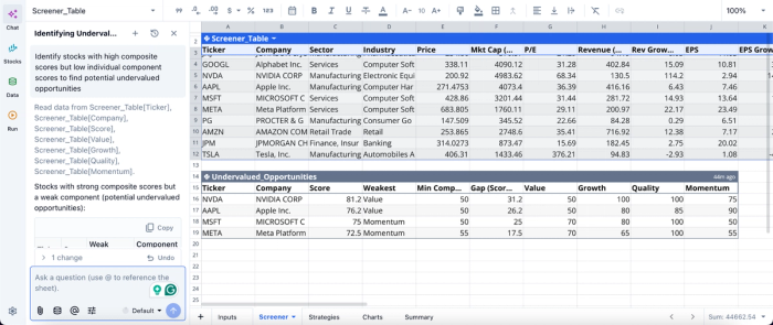 Data analysis in Quadratic, alternatives to yfinance python