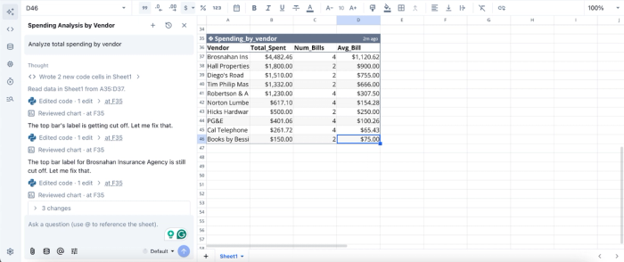 Data analysis in Quadratic, best bookkeeping software for contractors