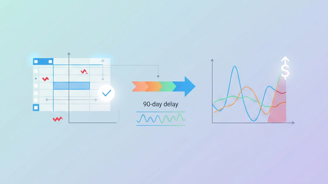 An abstract, modern hero image displays an array of interconnected geometric shapes with soft gradient fills, symbolizing the structured data and clear visualization of a robust cash flow projection.