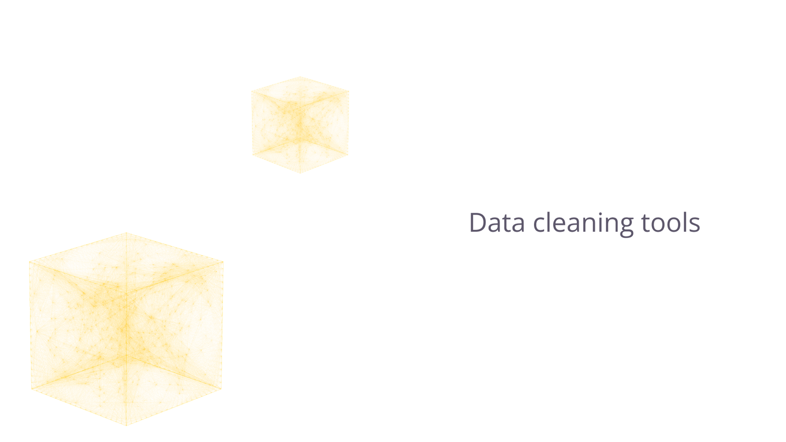 Data cleaning tools.
