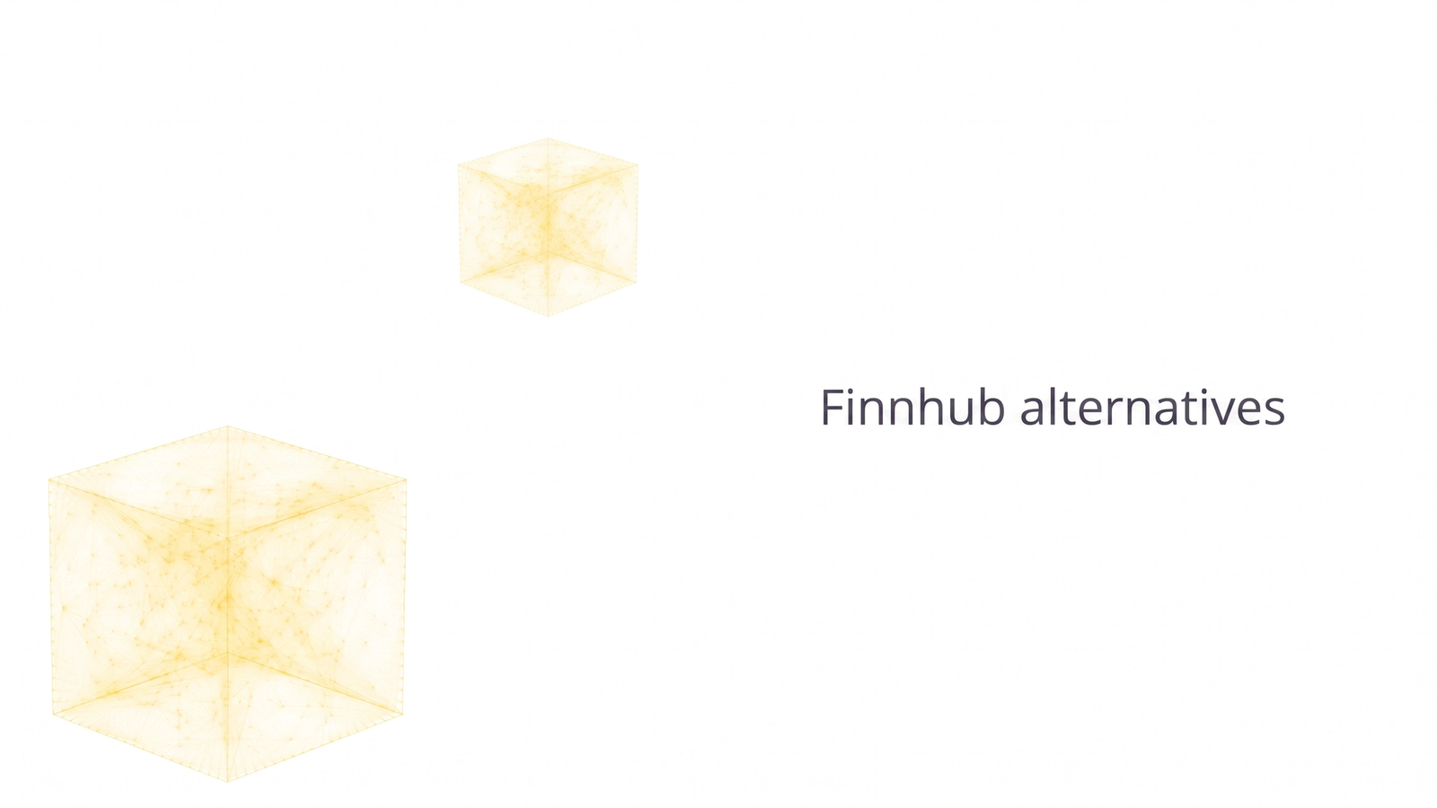 Finnhub alternatives.