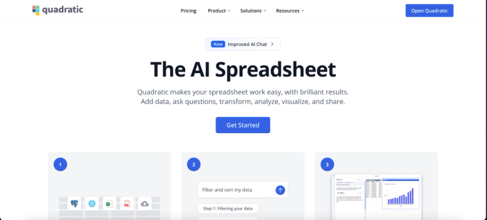 Quadratic: best predictive analytics software
