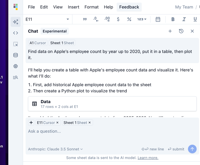 Exploring Quadratic’s AI feature