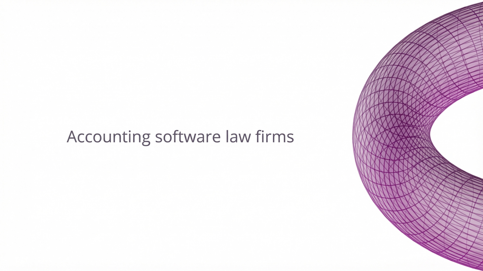 Accounting software law firms.